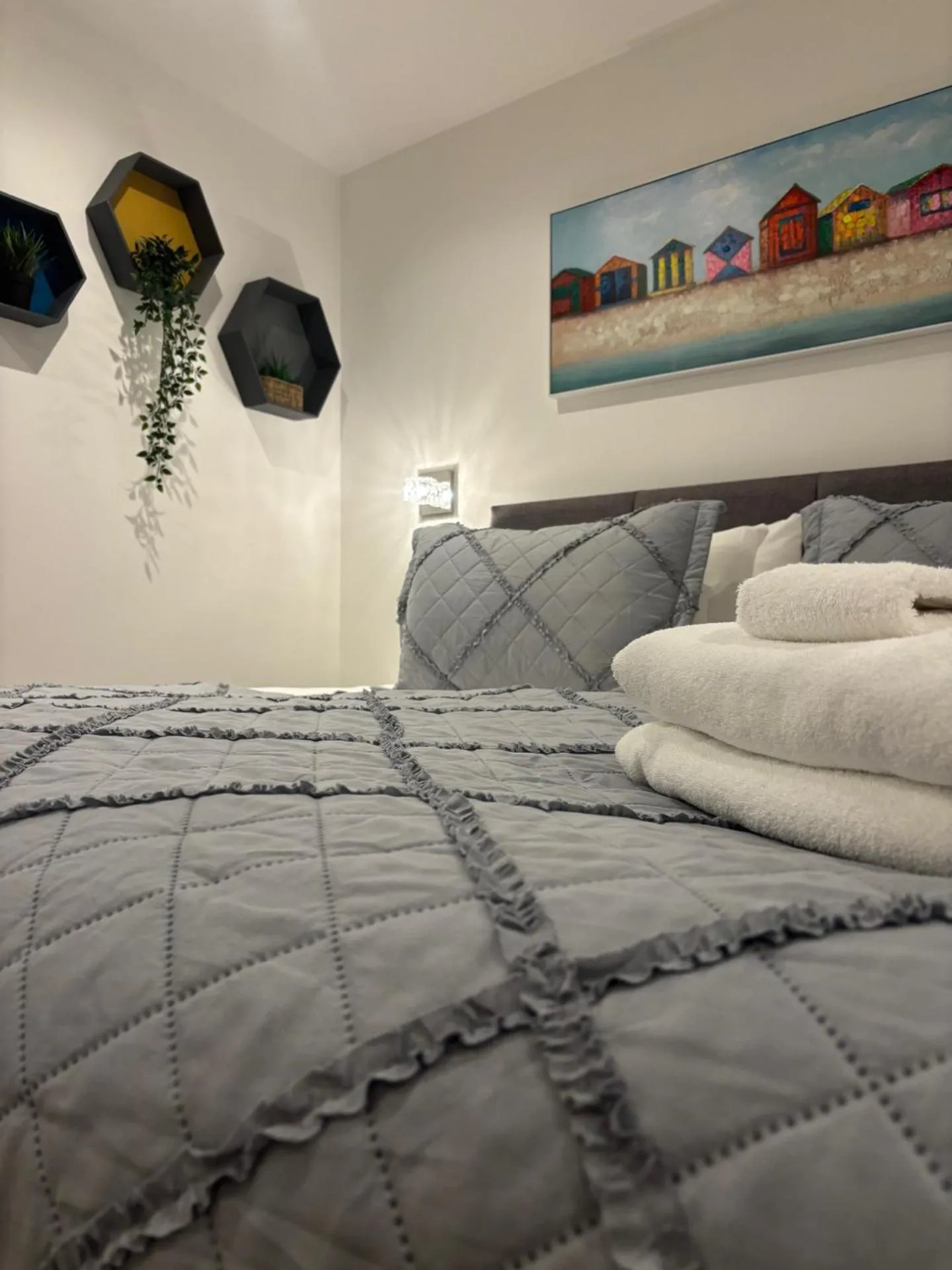 Bed in The Cherry Tree Hotel