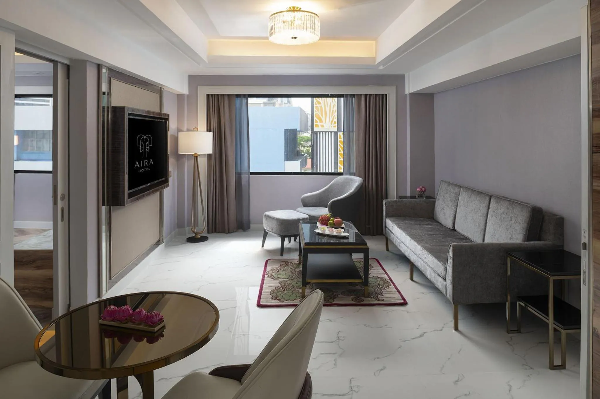 Living room in Aira Hotel Bangkok Sukhumvit 11