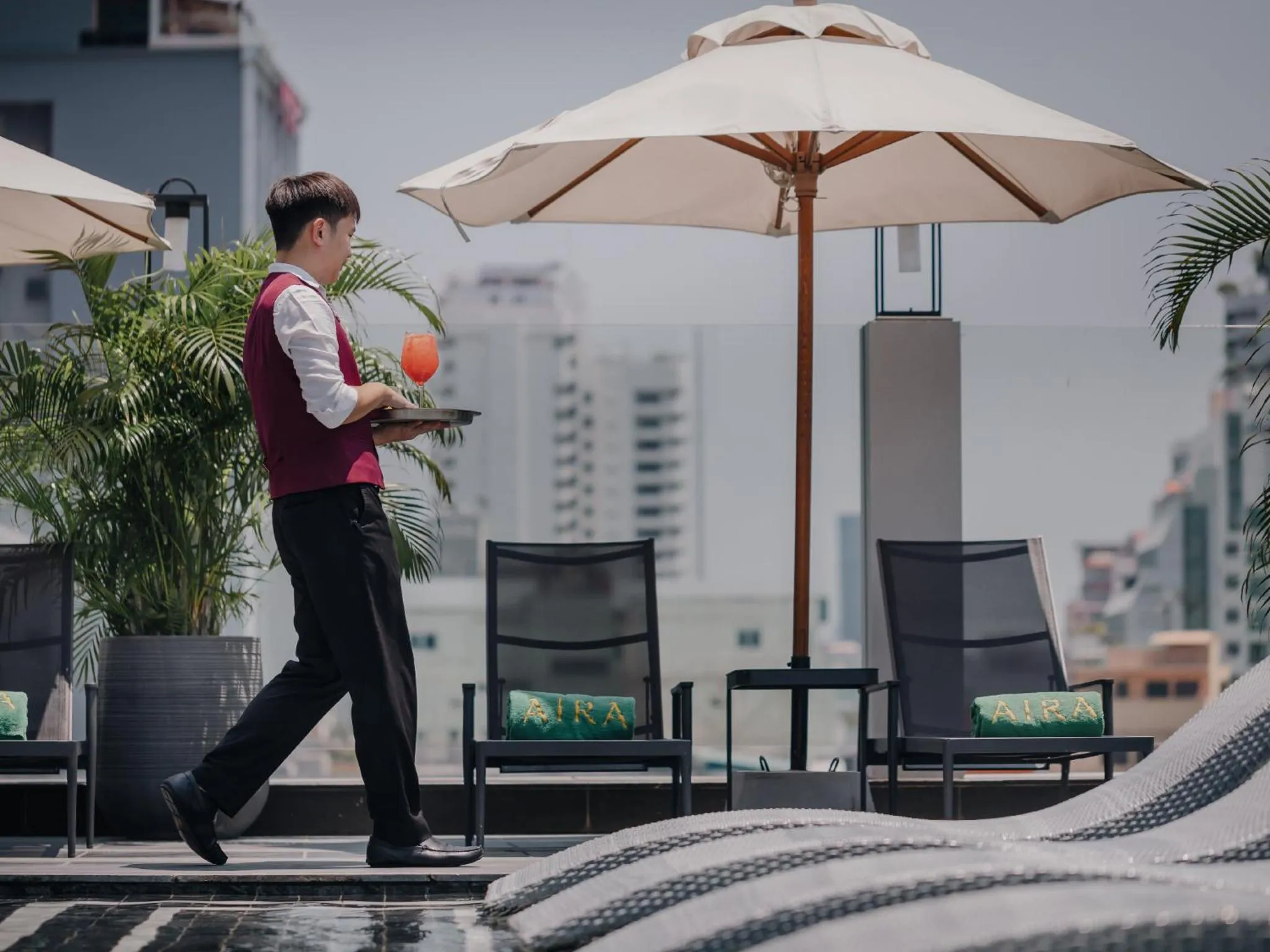 Lounge or bar in Aira Hotel Bangkok Sukhumvit 11