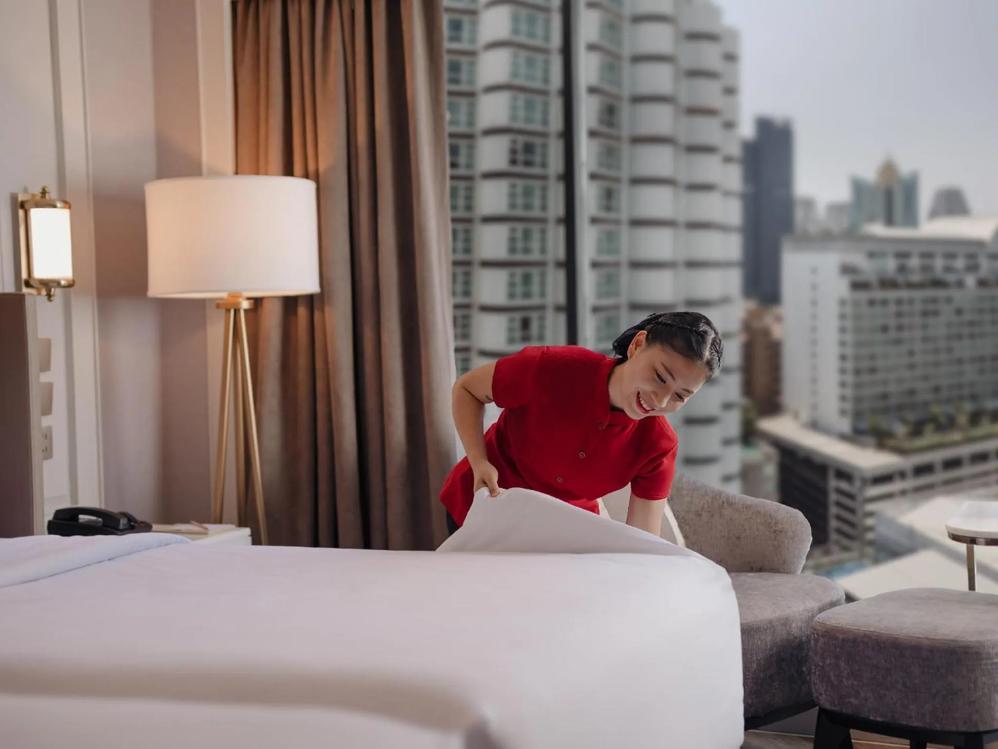 Staff, Bed in Aira Hotel Bangkok Sukhumvit 11