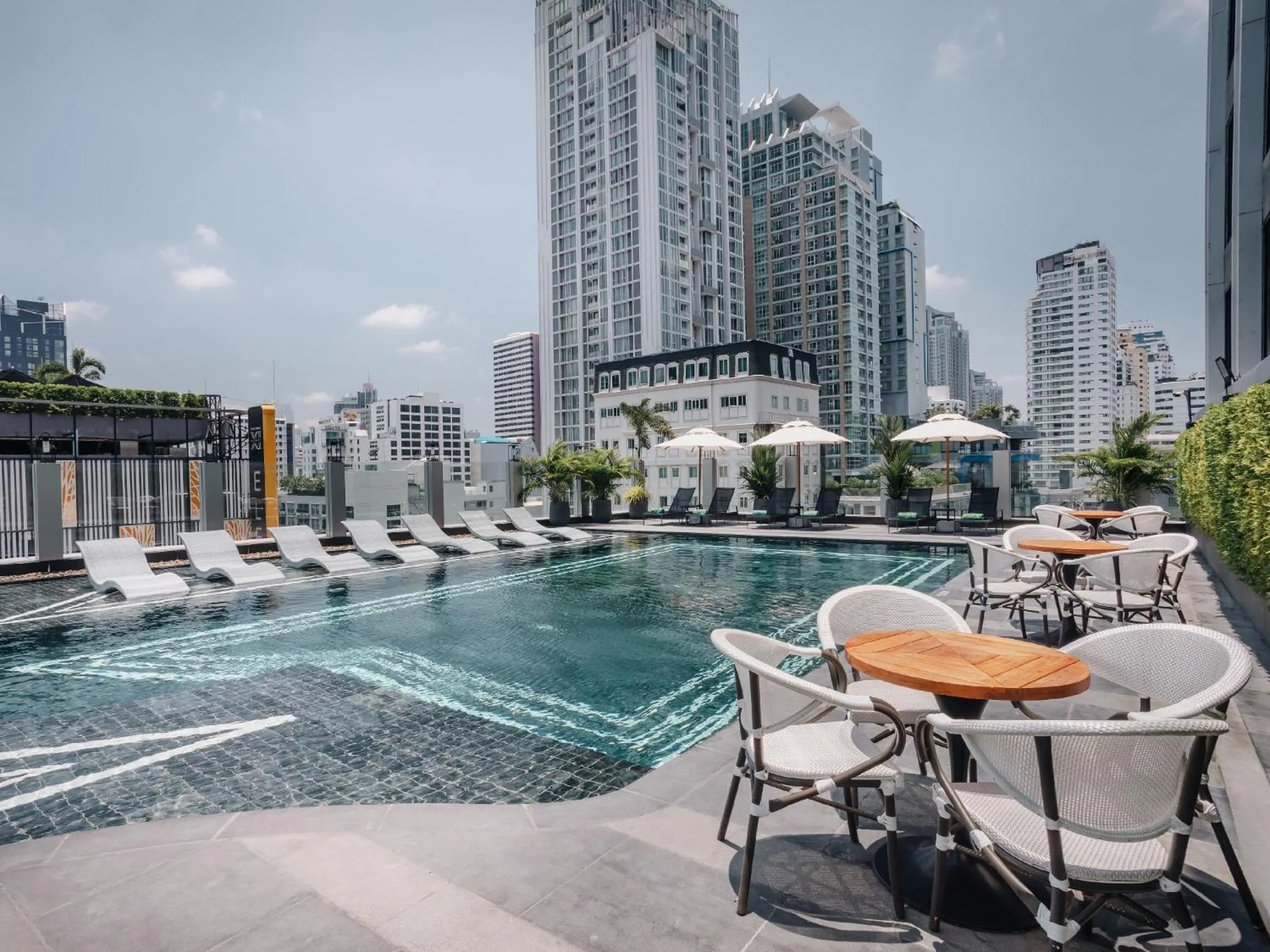 Swimming pool in Aira Hotel Bangkok Sukhumvit 11