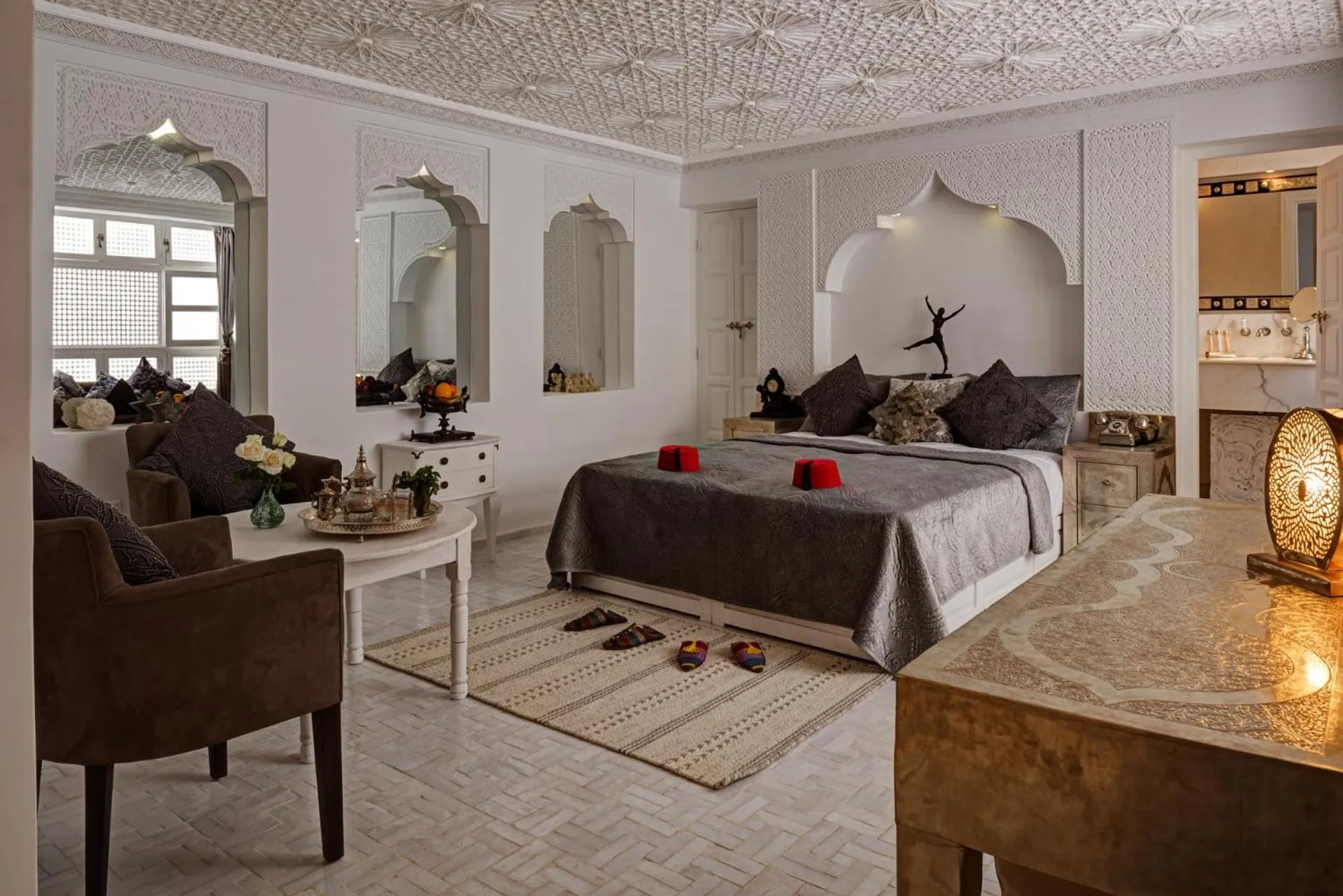 Bed in Riad Star by Marrakech Riad