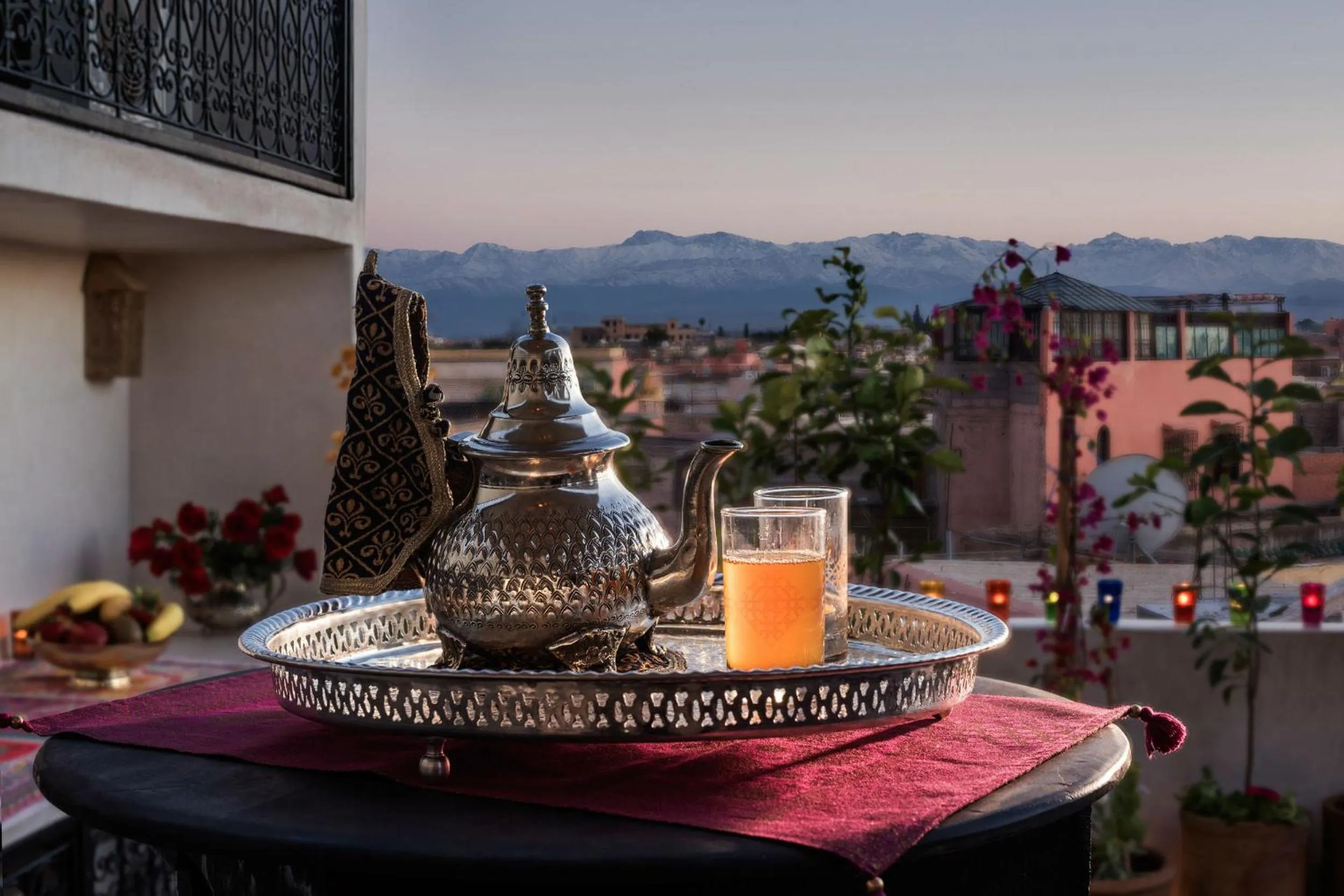 Non alcoholic drinks in Riad Star by Marrakech Riad