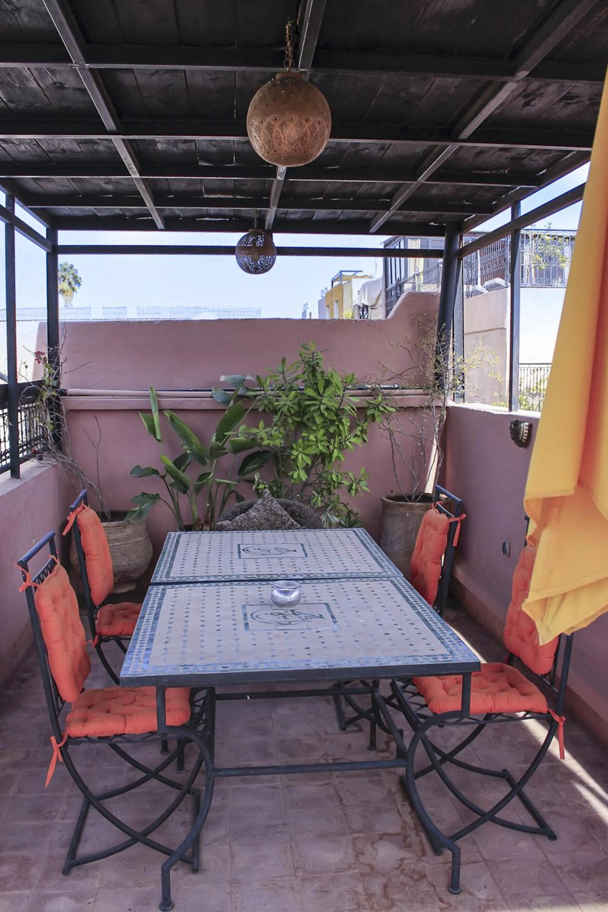 Balcony/Terrace in Riad Dar Habiba by Garden Wonders