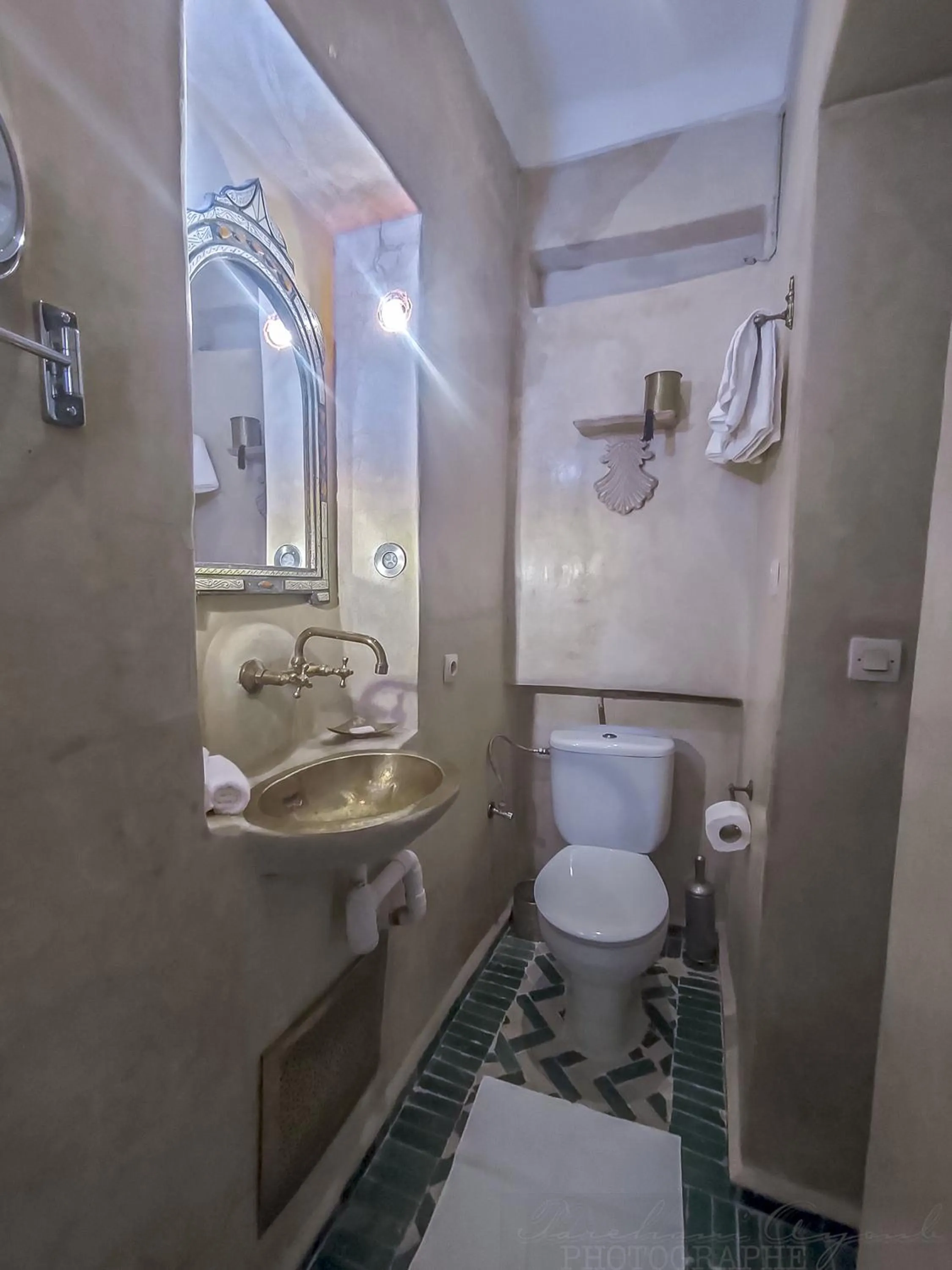 Bathroom in Riad Dar Habiba by Garden Wonders