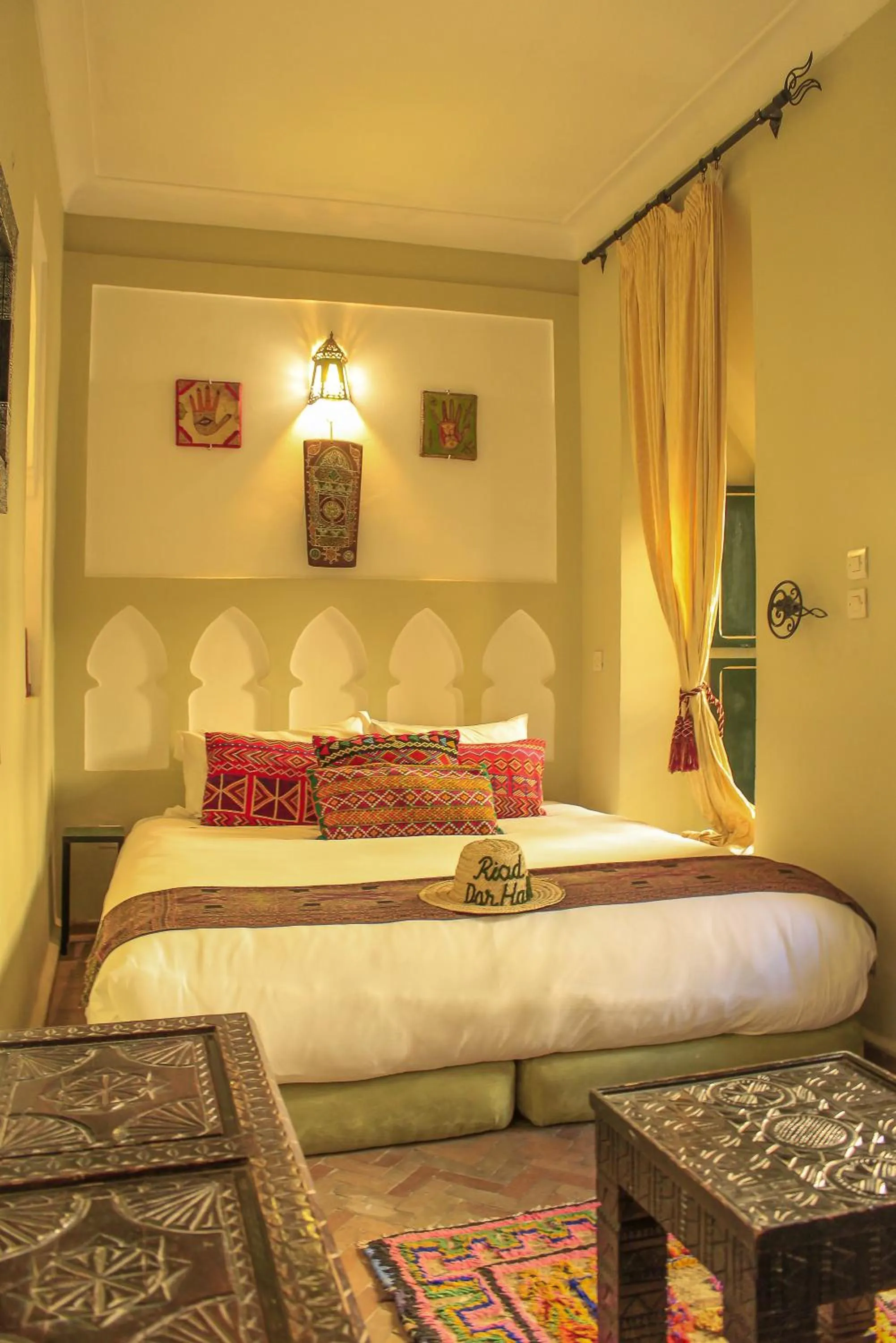 Bedroom, Bed in Riad Dar Habiba by Garden Wonders