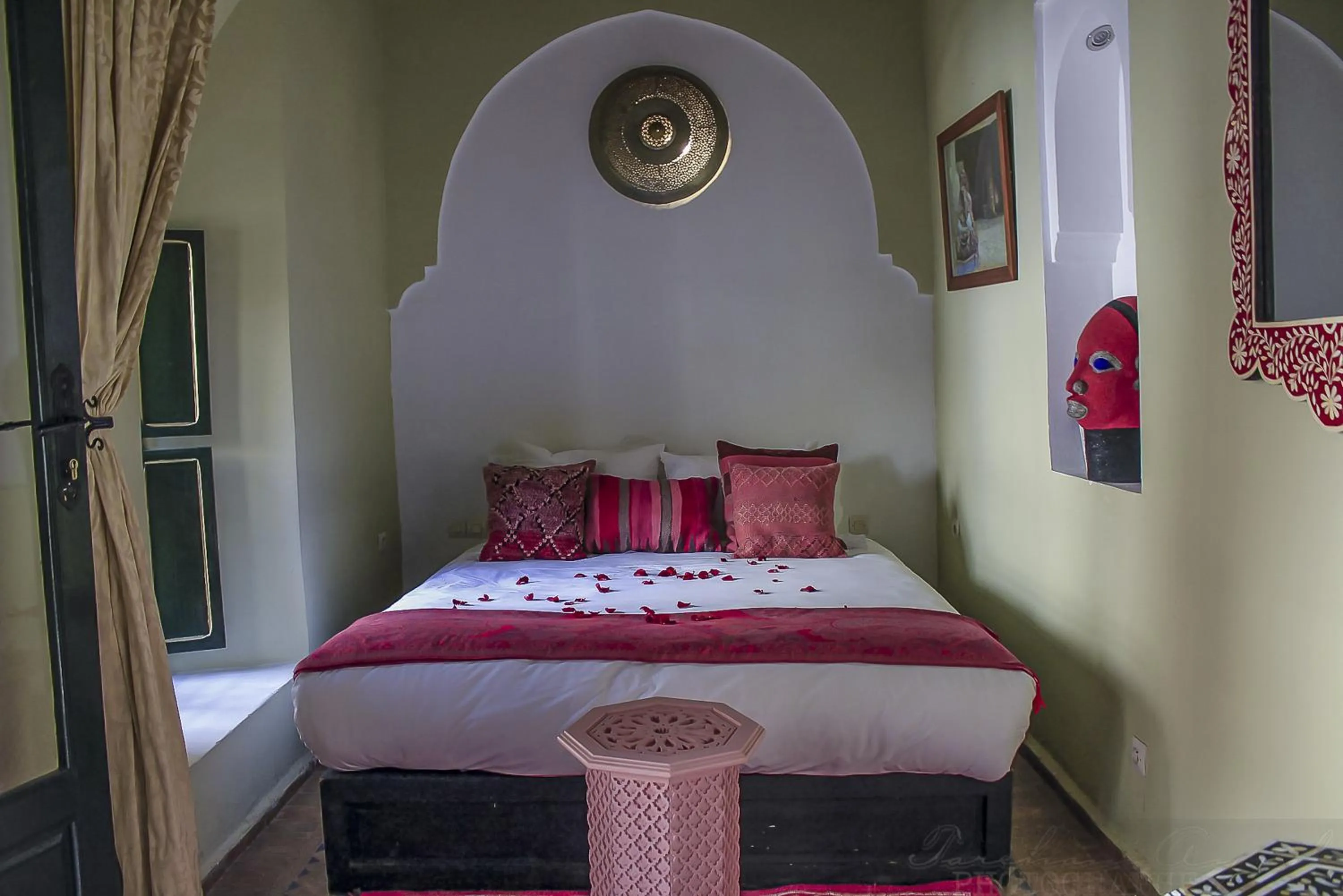 Bed in Riad Dar Habiba by Garden Wonders