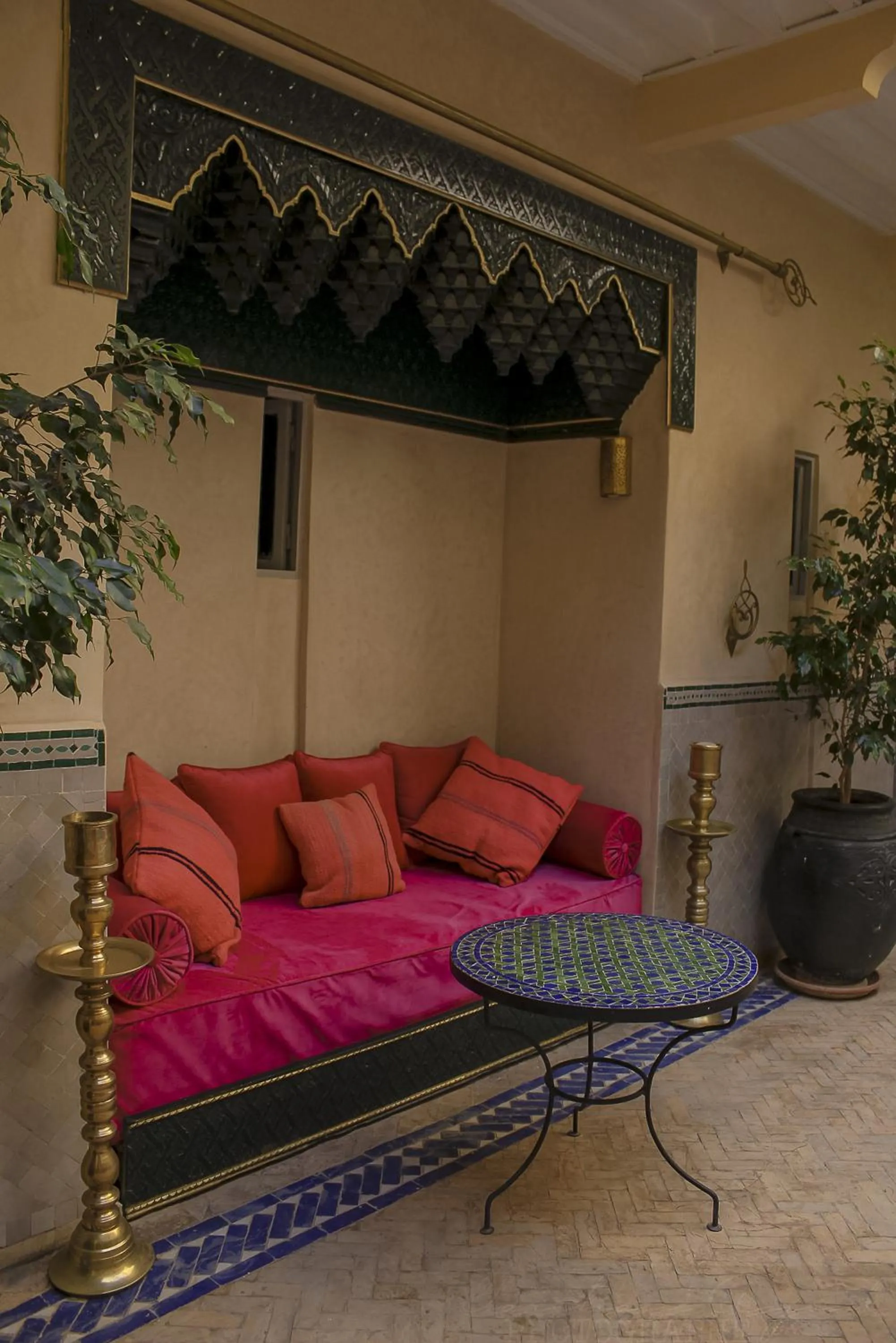 Patio in Riad Dar Habiba by Garden Wonders