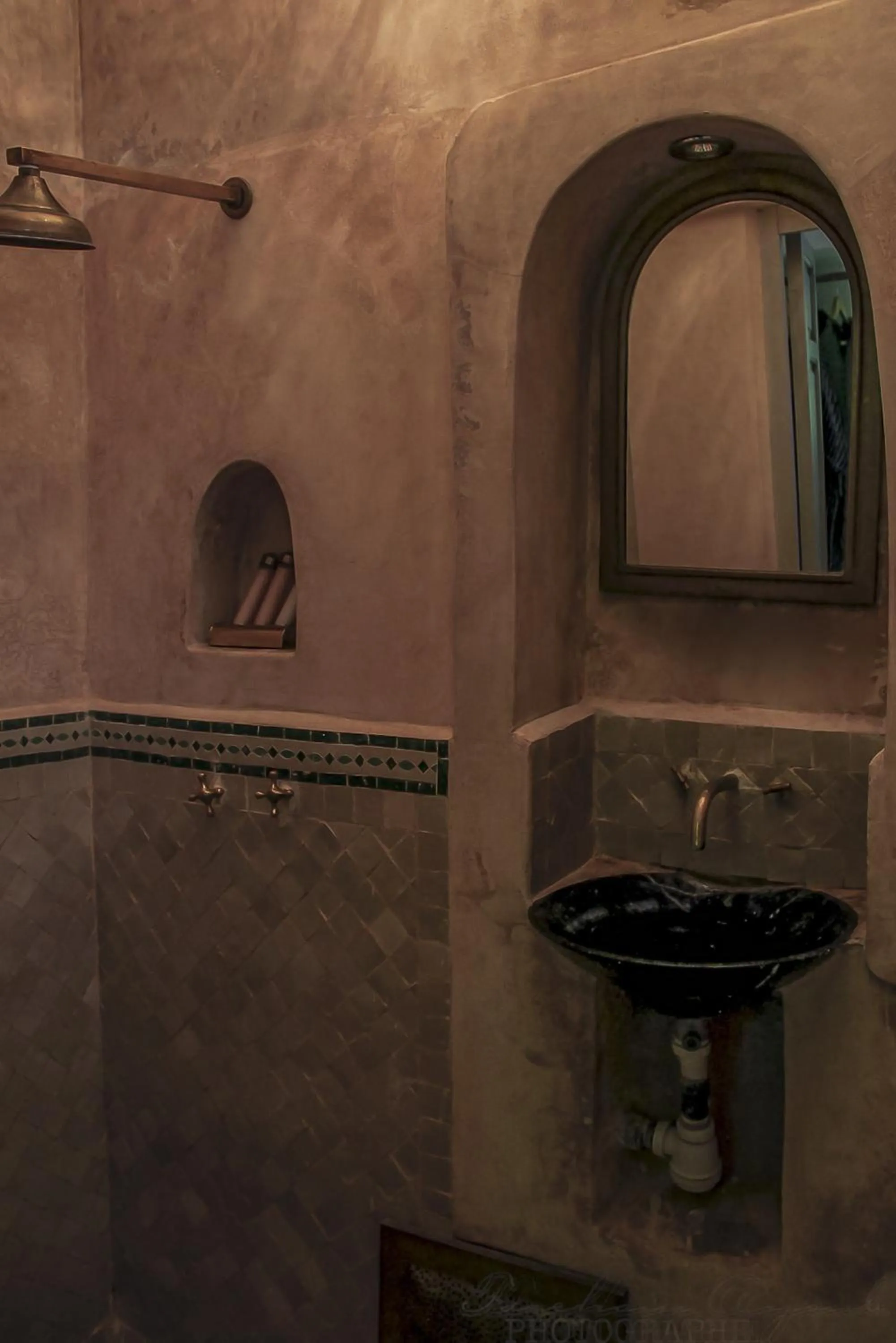 Bathroom in Riad Dar Habiba by Garden Wonders