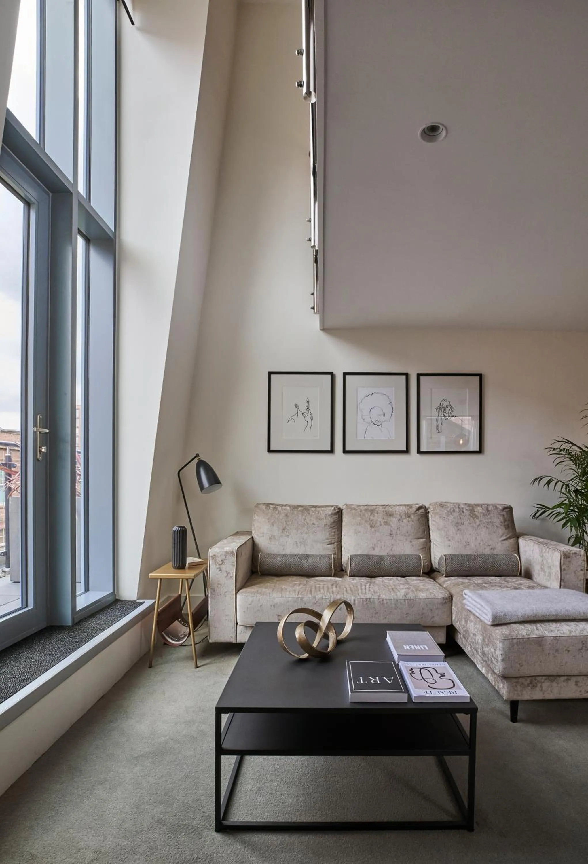 Living room in Leven Manchester