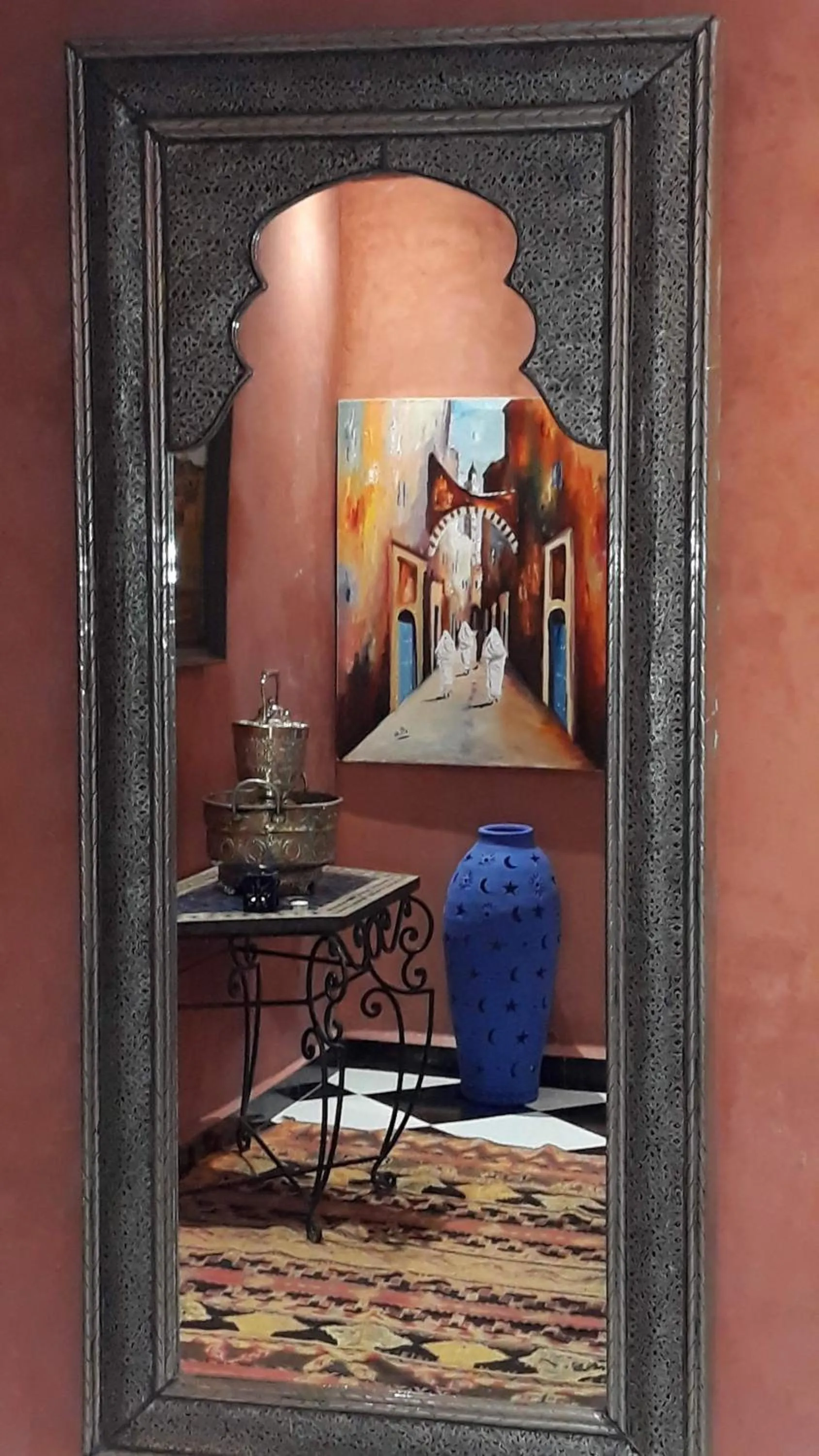 Decorative detail in Riad l'Escale de Marrakech