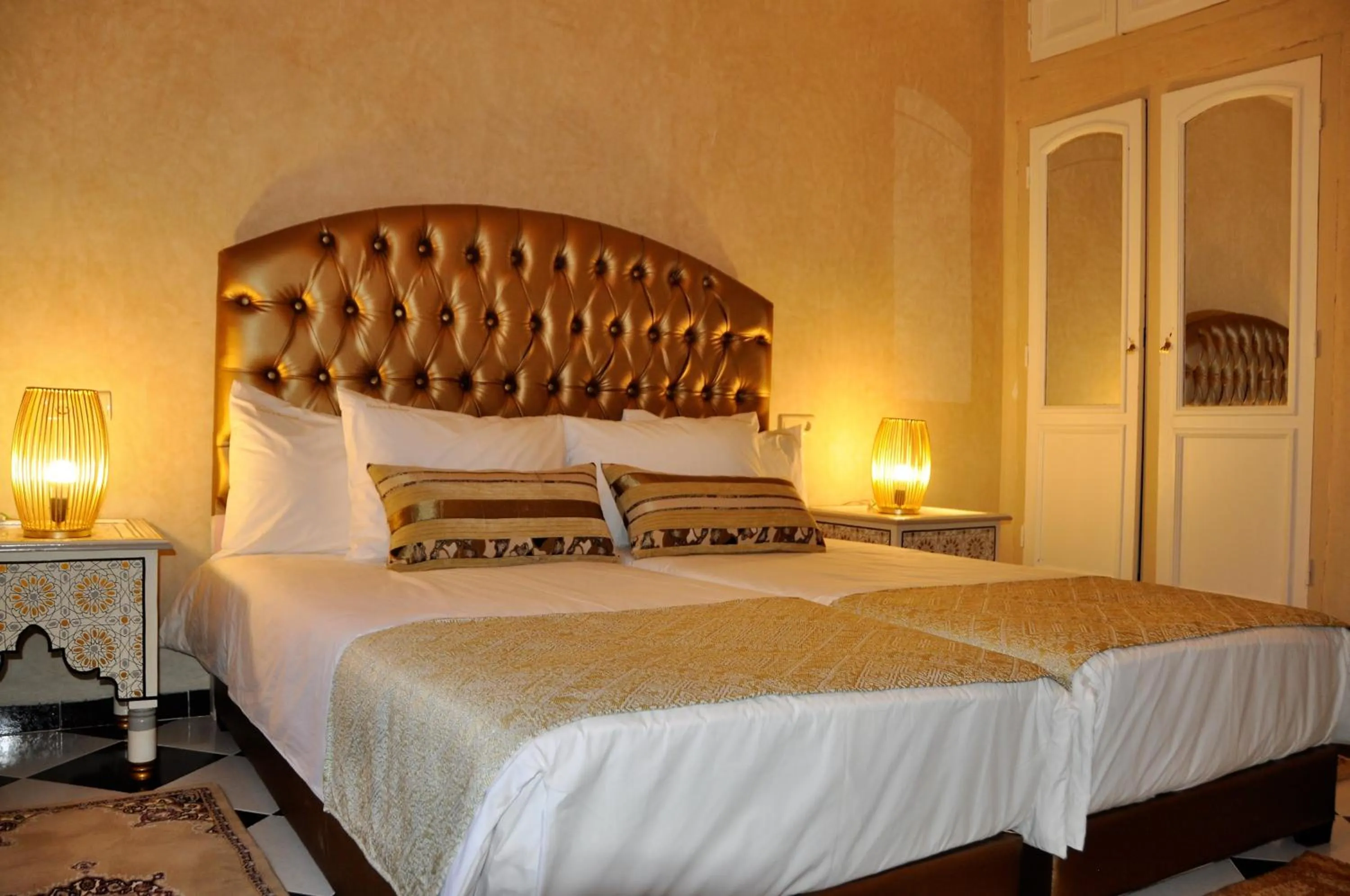 Photo of the whole room, Bed in Riad l'Escale de Marrakech
