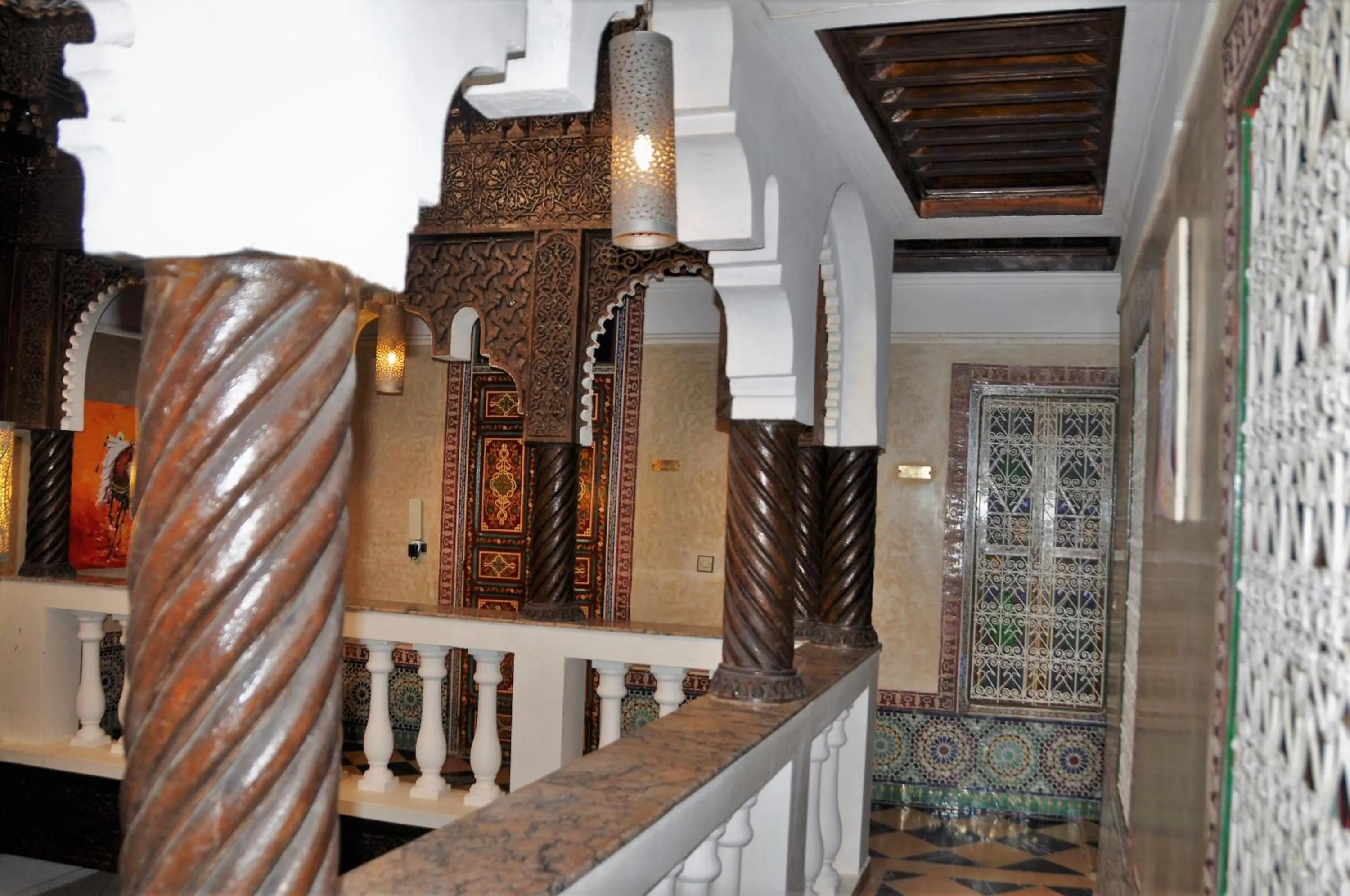 Lobby or reception in Riad l'Escale de Marrakech