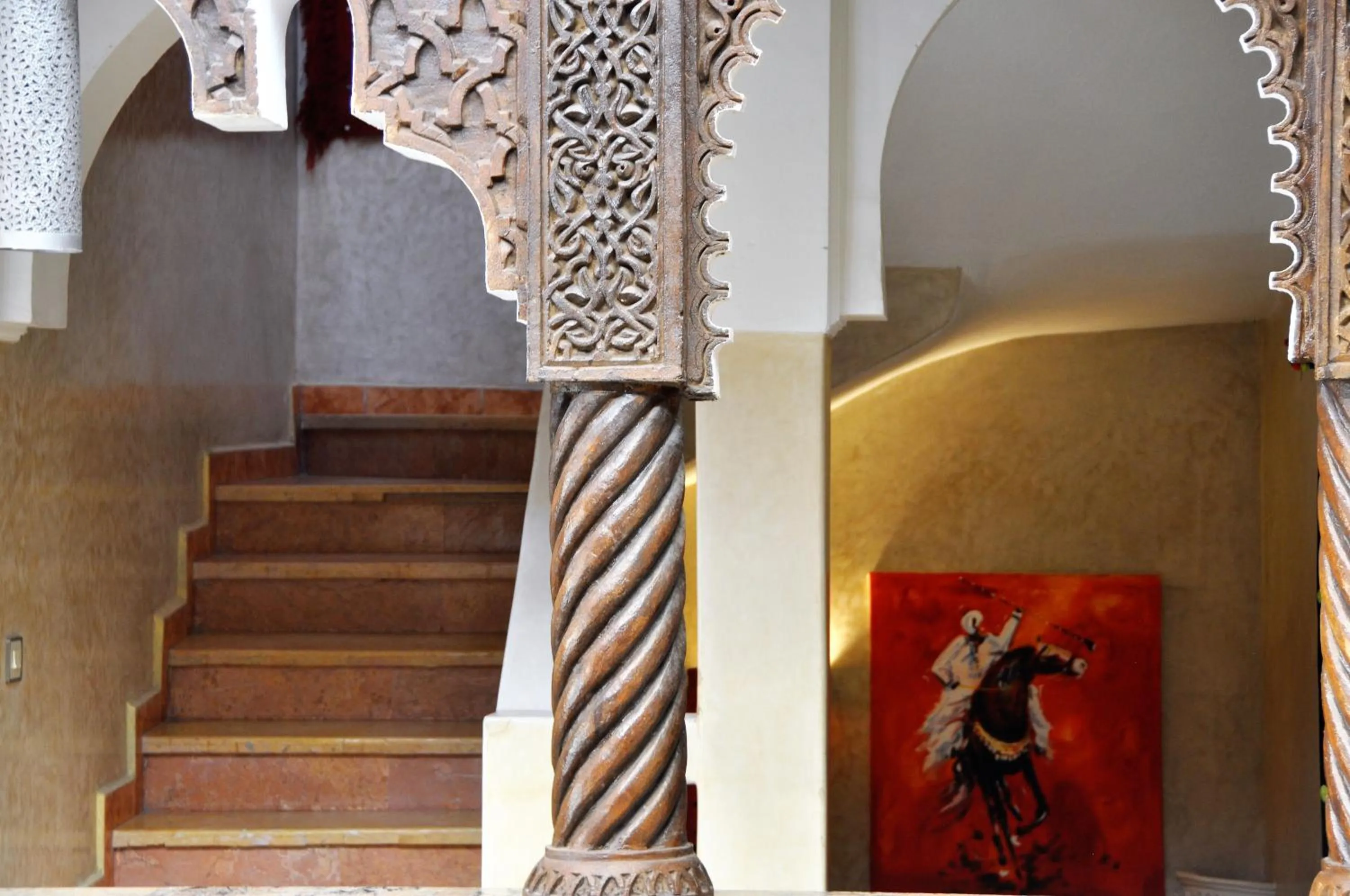 Decorative detail in Riad l'Escale de Marrakech