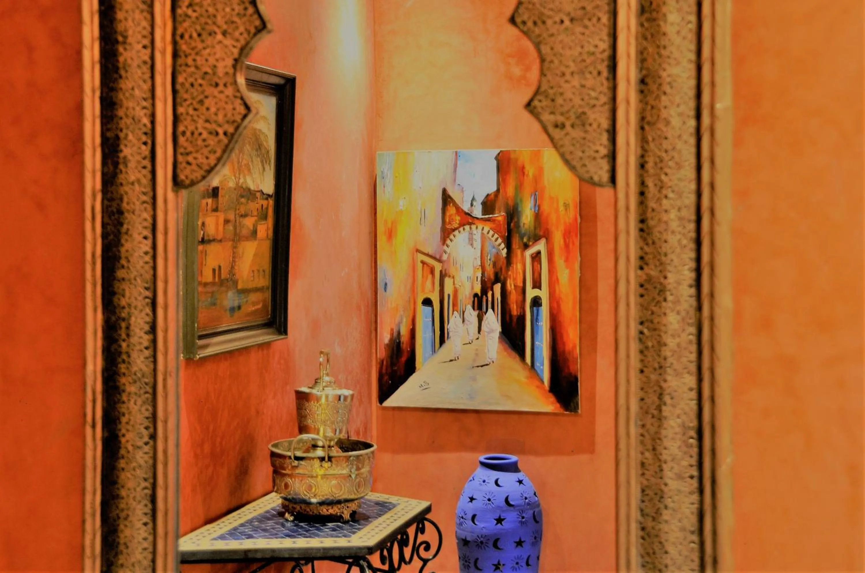Decorative detail in Riad l'Escale de Marrakech