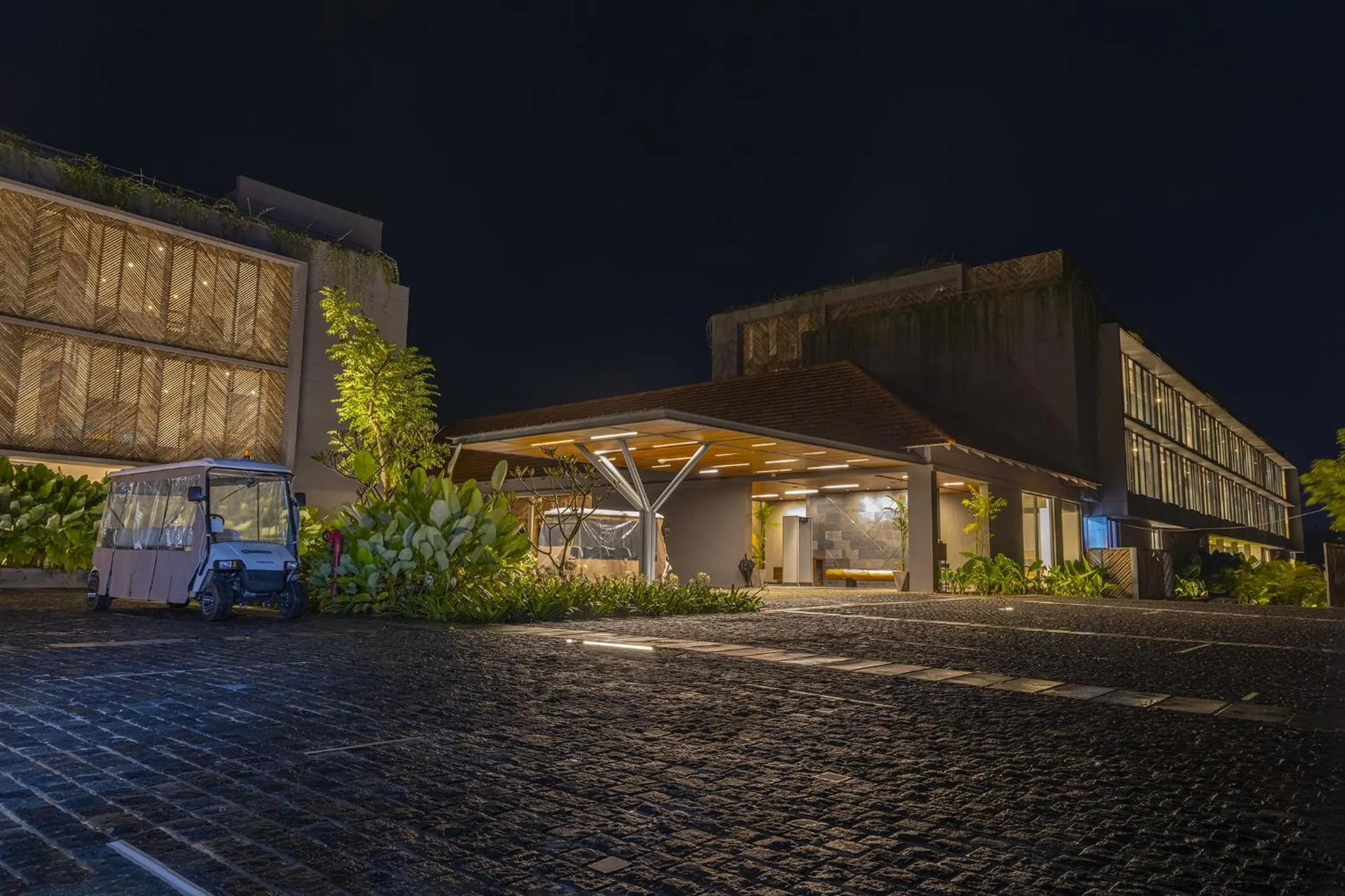 Property building in Saptha Resort and Spa