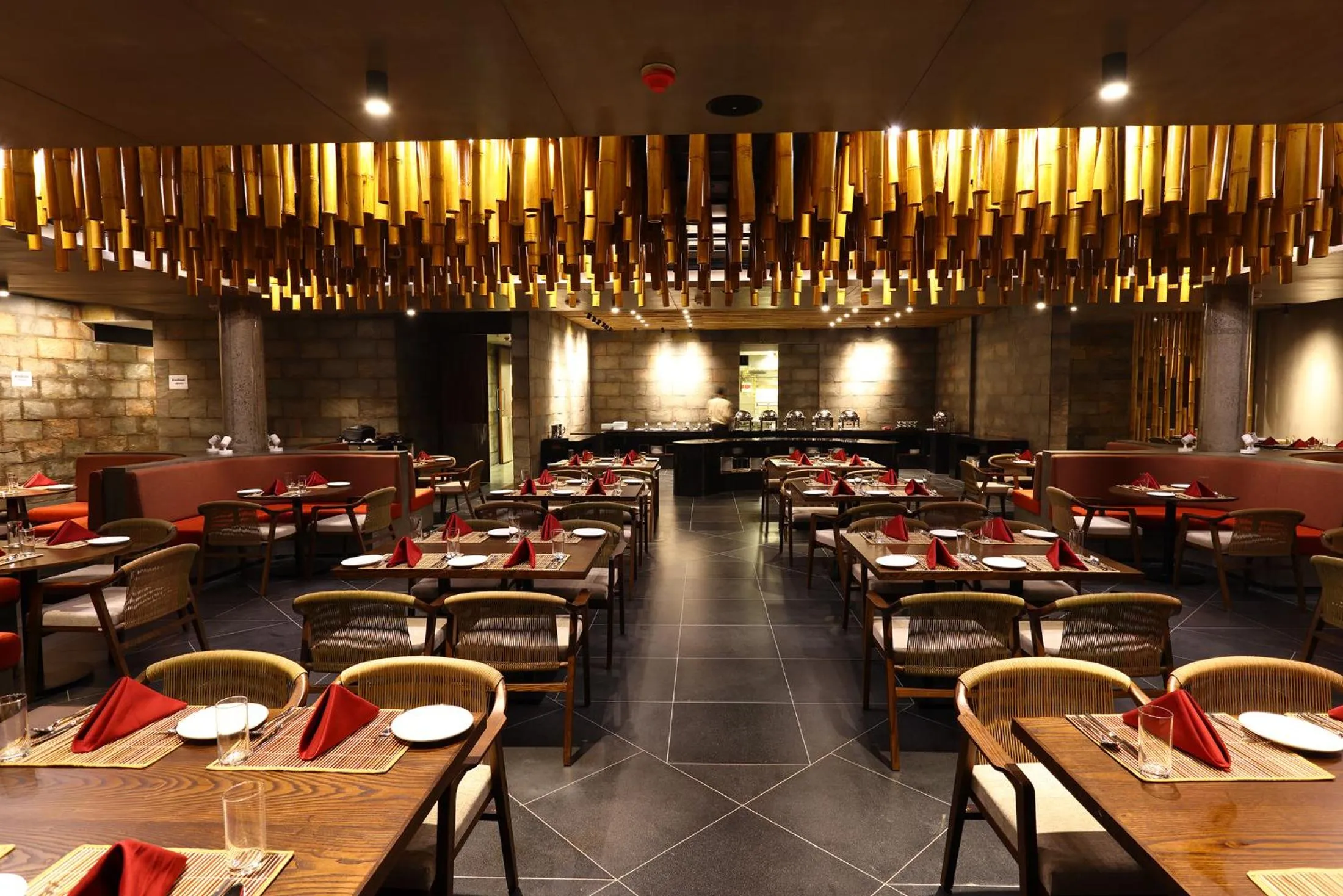 Restaurant/places to eat in Saptha Resort and Spa