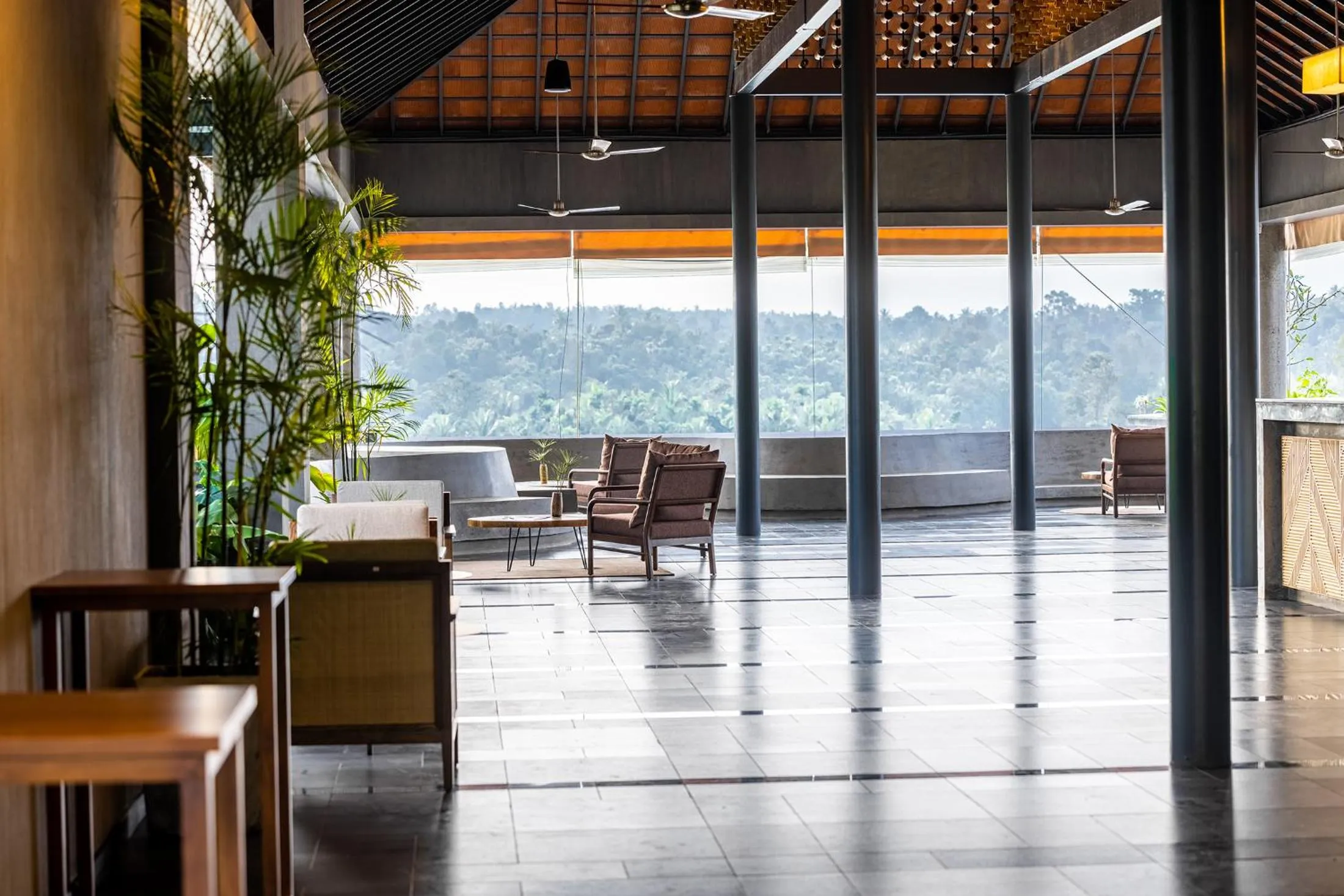 Lobby or reception in Saptha Resort and Spa