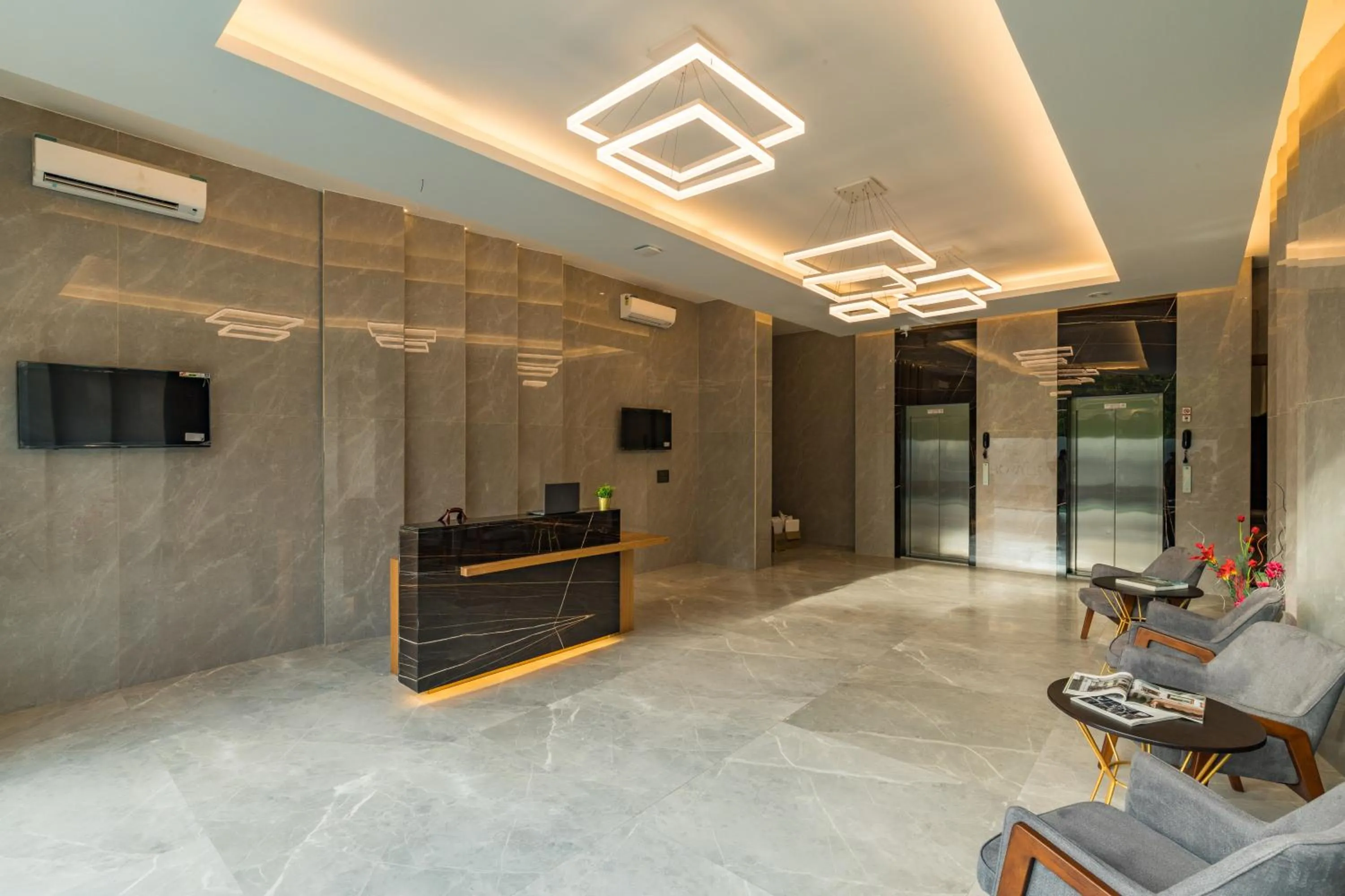 Lobby or reception in AR Suites Jewels Royale - Koregaon Park NX