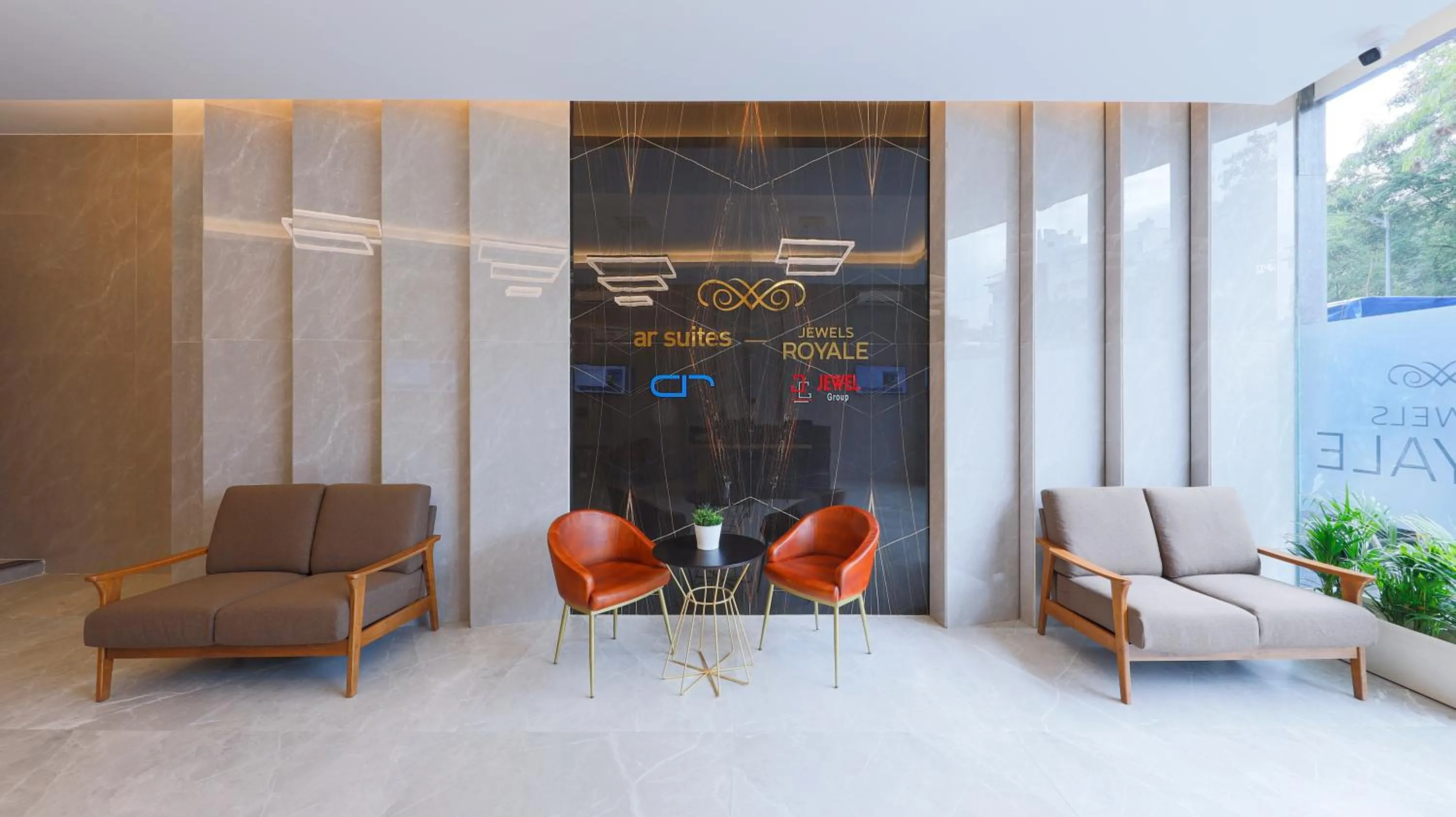 Seating area in AR Suites Jewels Royale - Koregaon Park NX