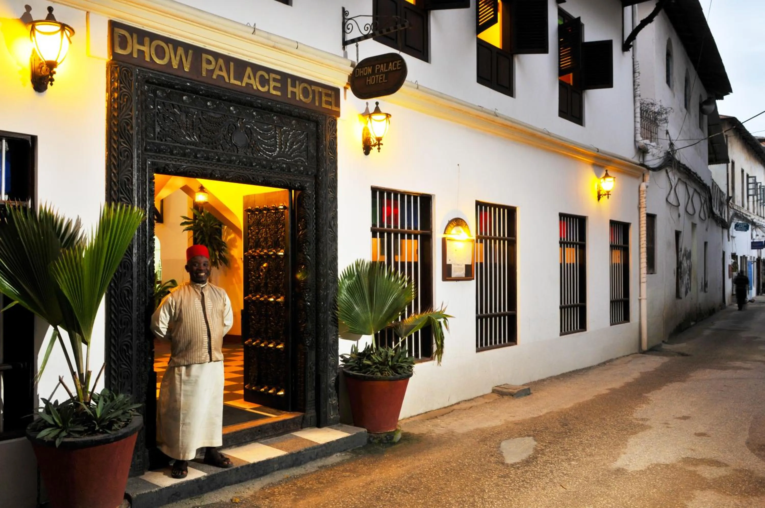 Facade/entrance in Dhow Palace Hotel