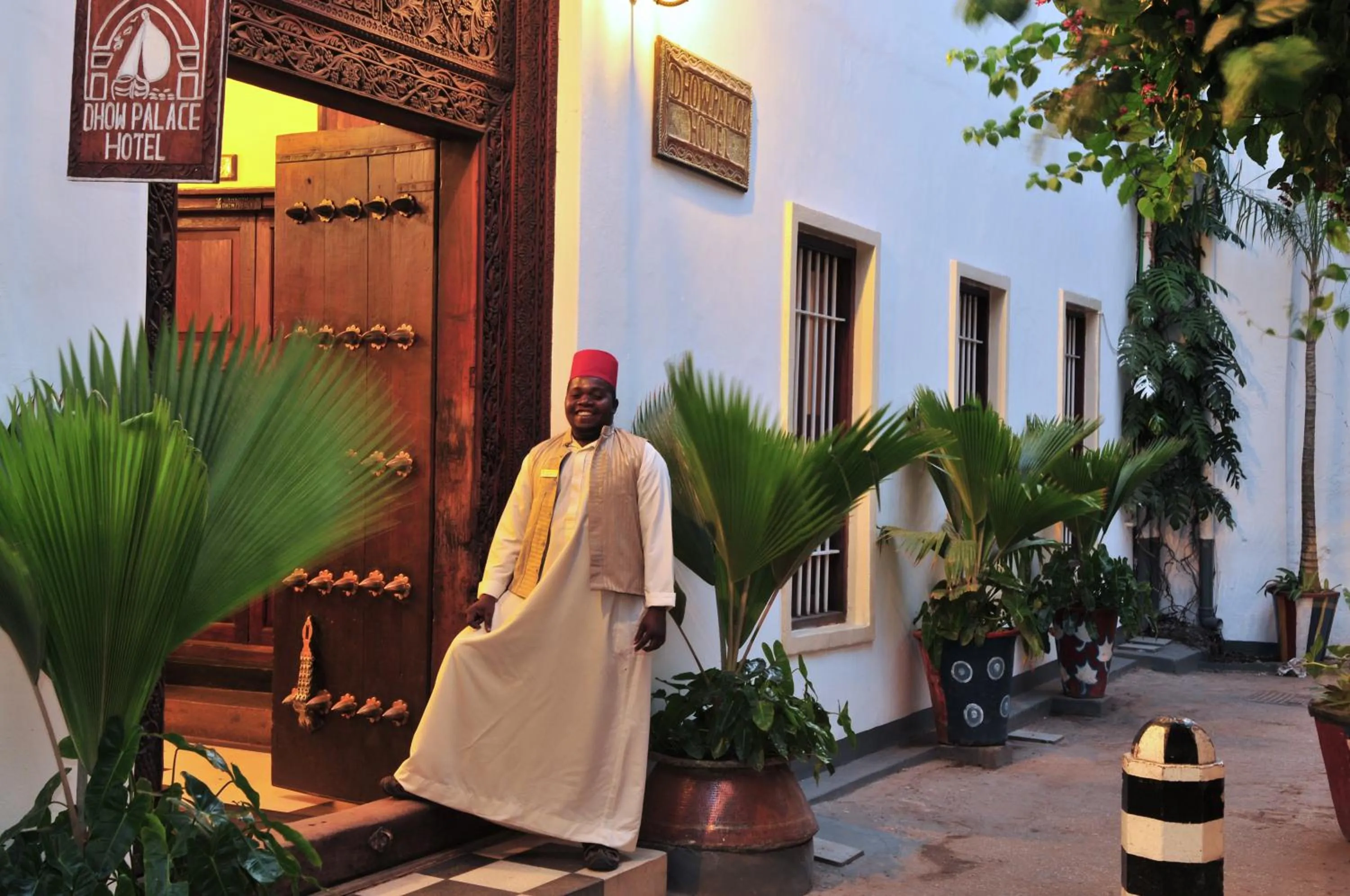 Facade/entrance in Dhow Palace Hotel
