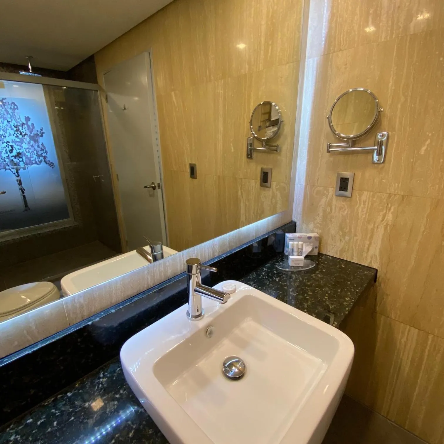 Bathroom in Eurobuilding Express Maracay