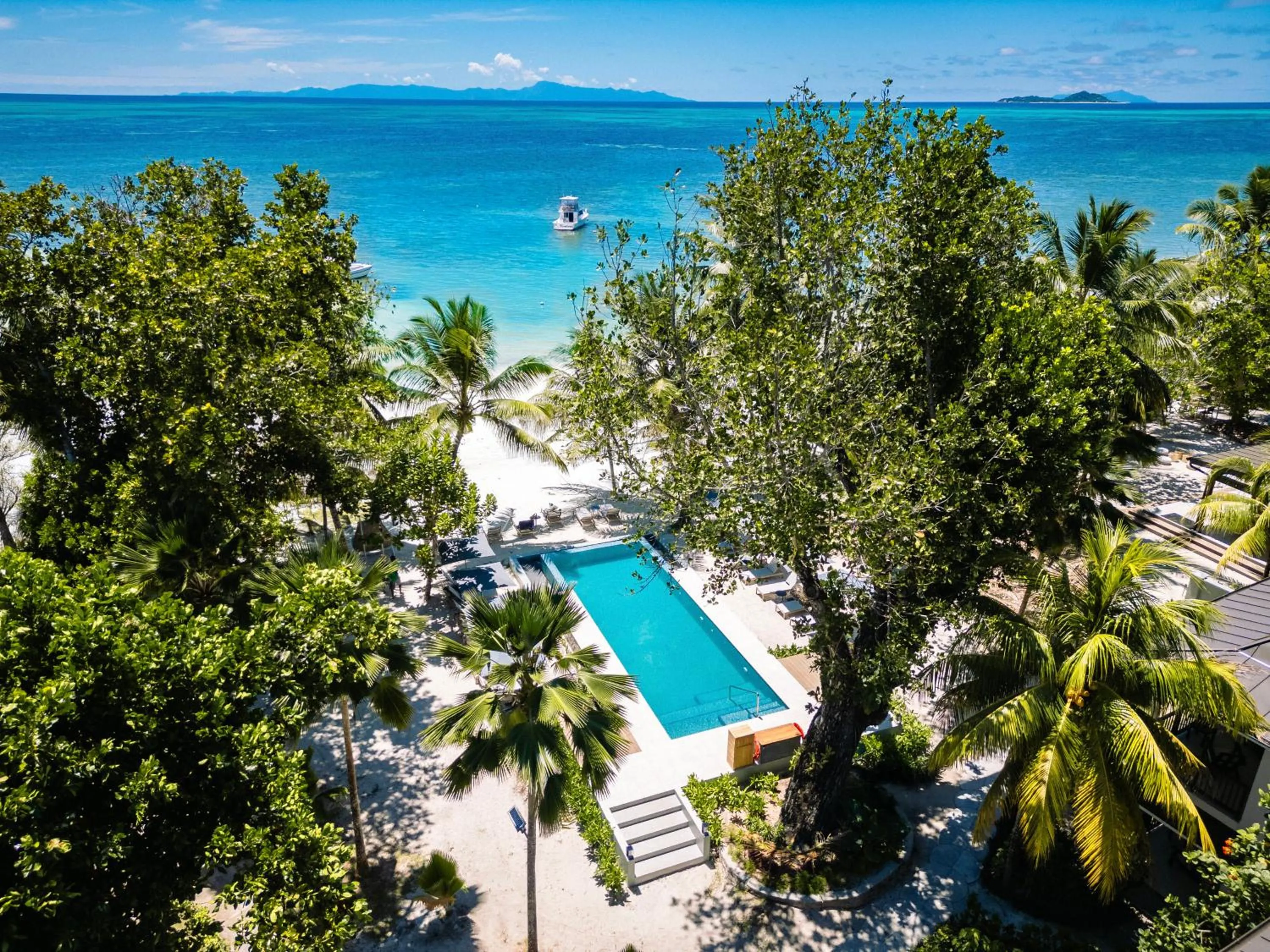 Bird's eye view in Indian Ocean Lodge