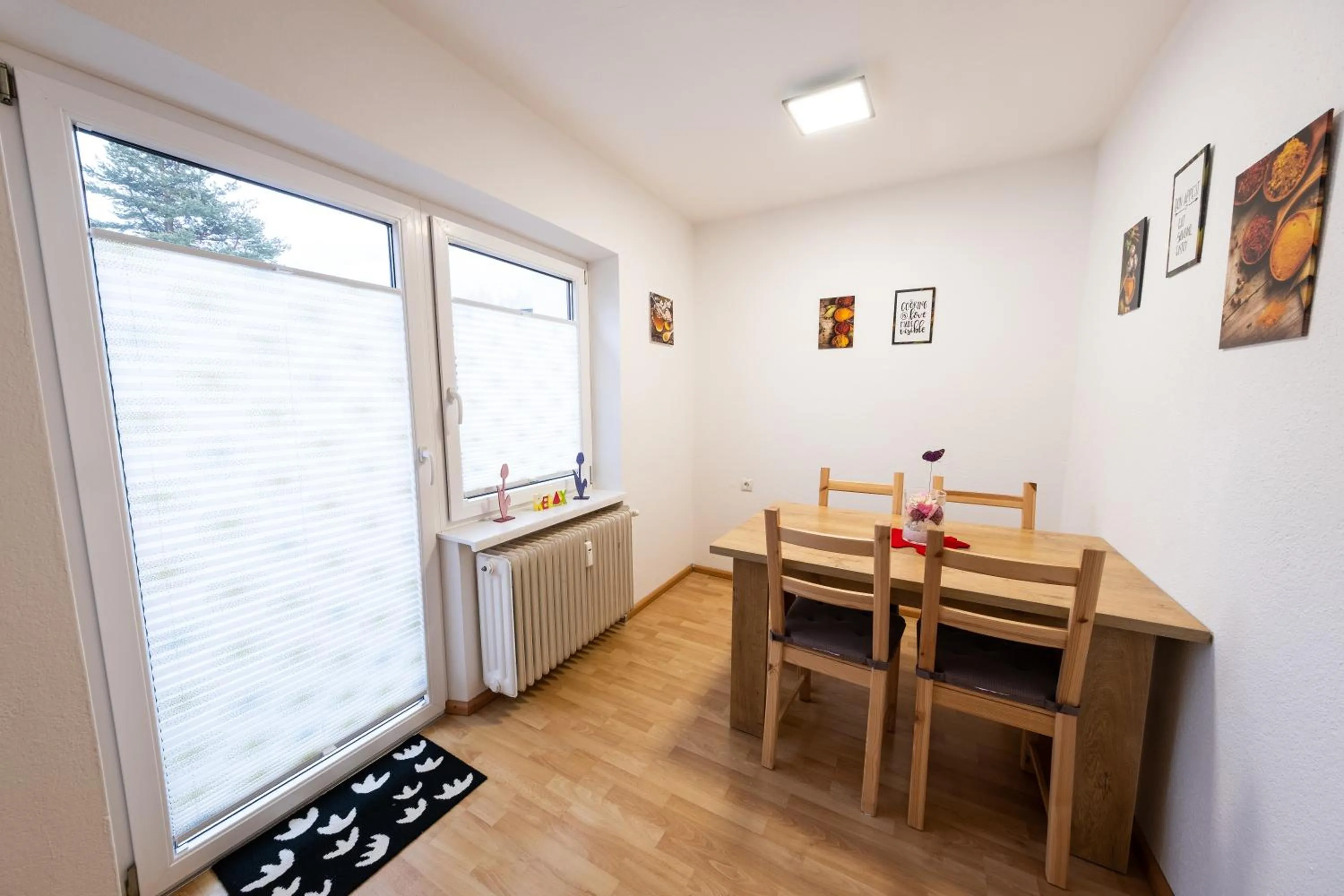 Dining area in Ferienwohnungen Hochserles