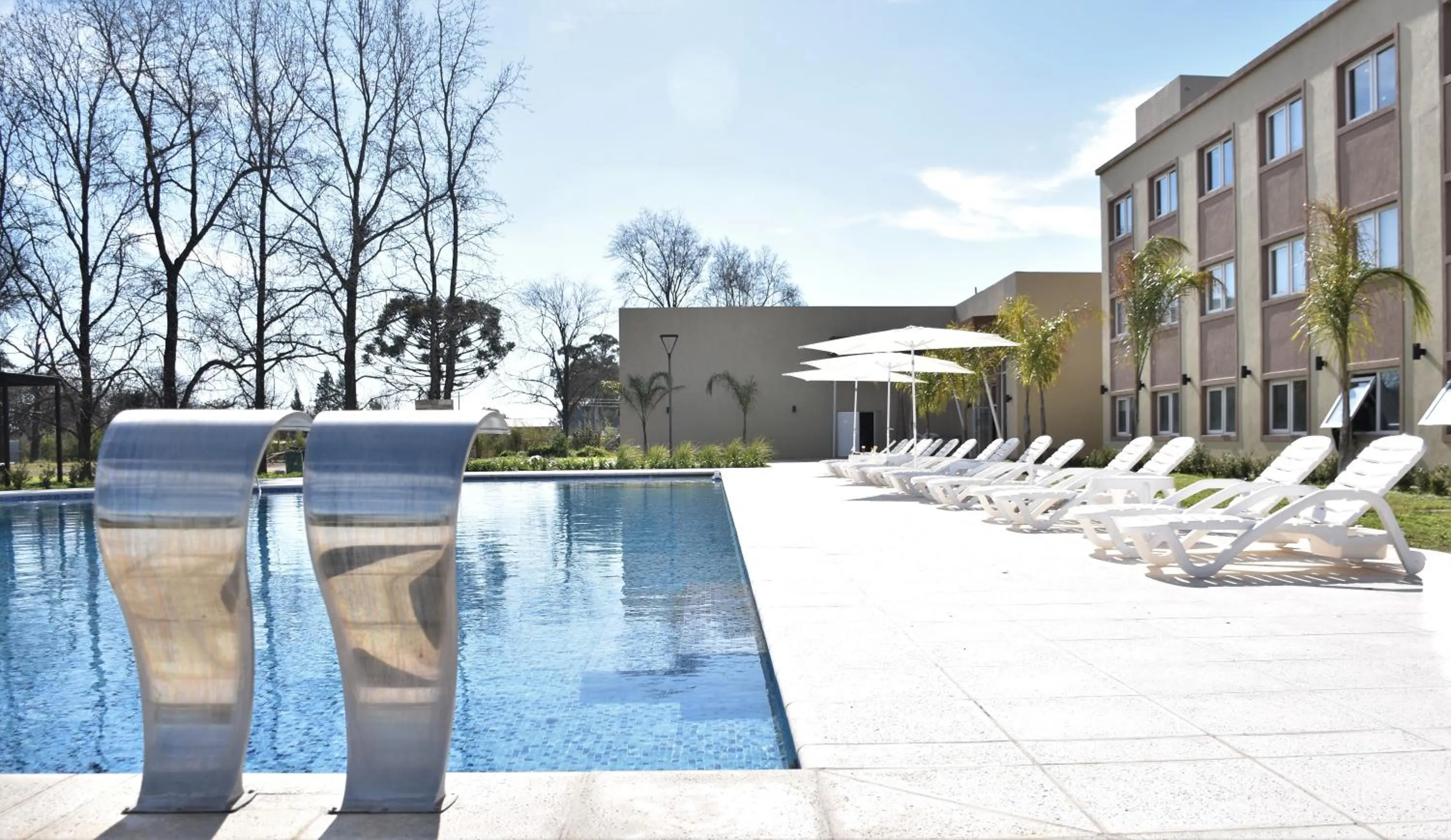 Swimming pool in Days Inn Zarate