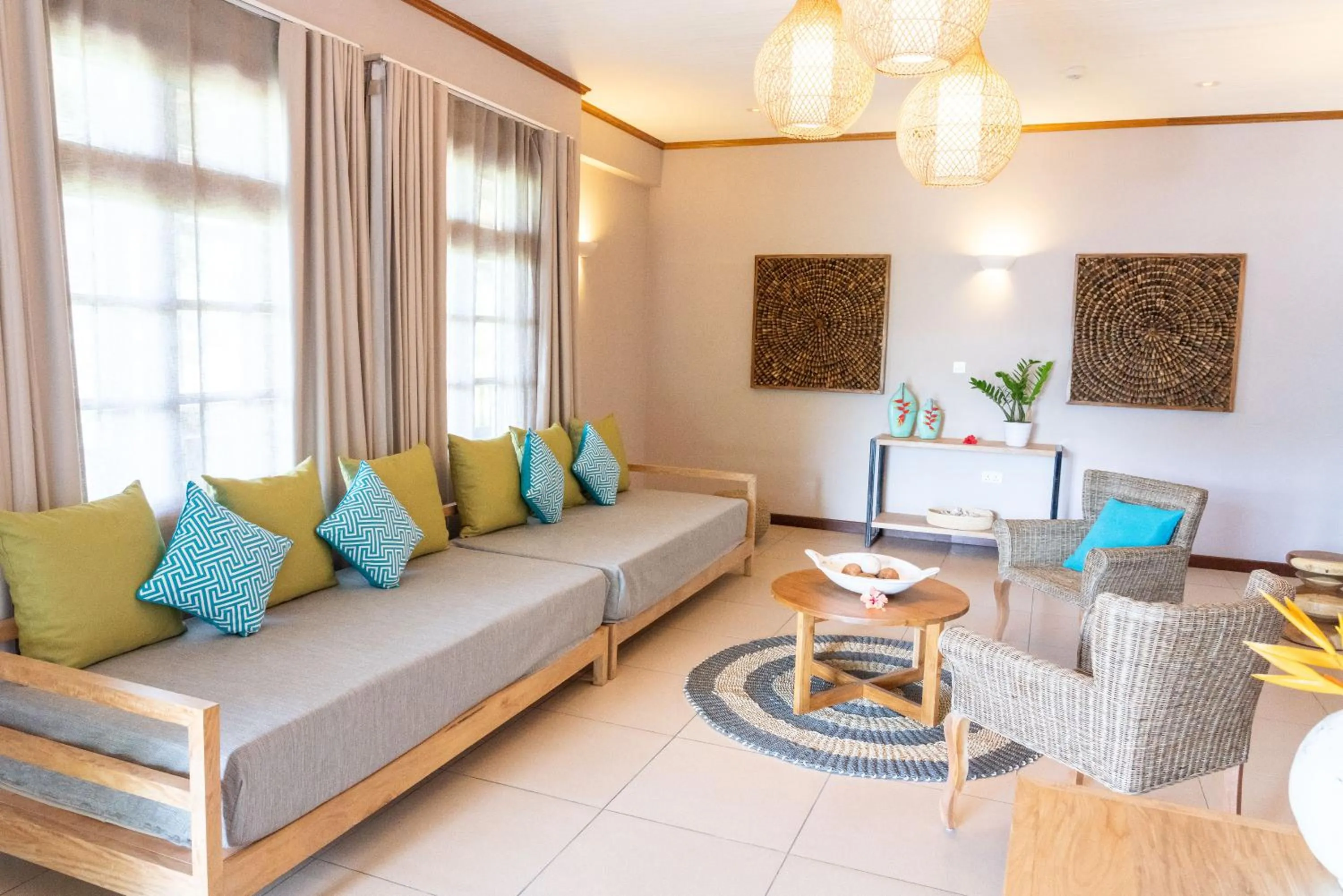 Bed in Hotel L'Archipel