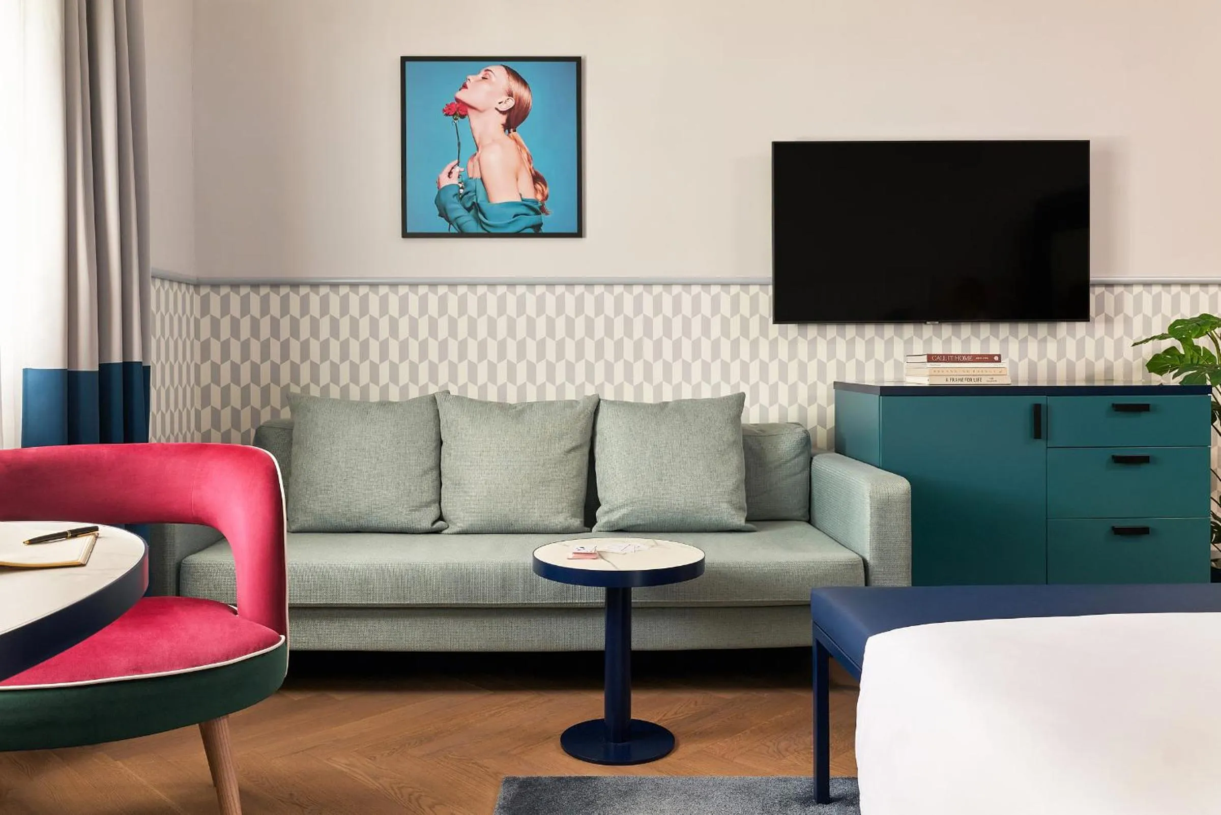 Seating area in Falkensteiner Boutique Hotel Prague