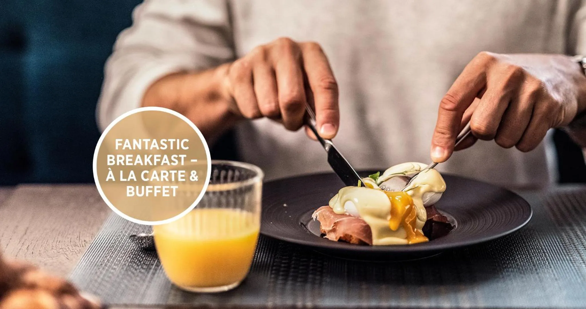 Breakfast in Falkensteiner Boutique Hotel Prague