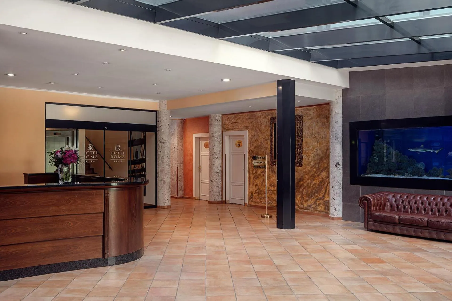 Lobby or reception in Hotel Roma Prague