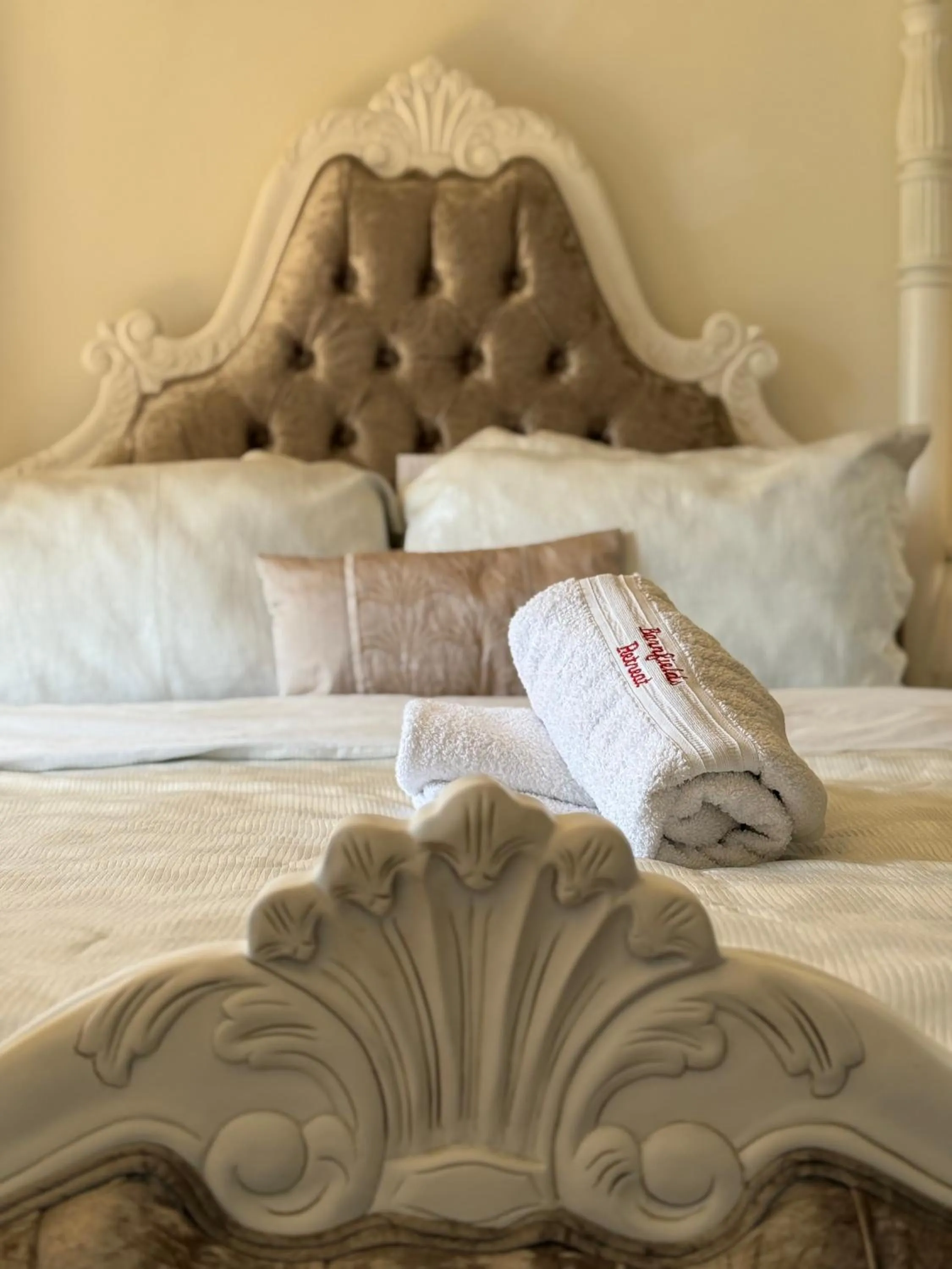 Bed in Barnfields Retreat