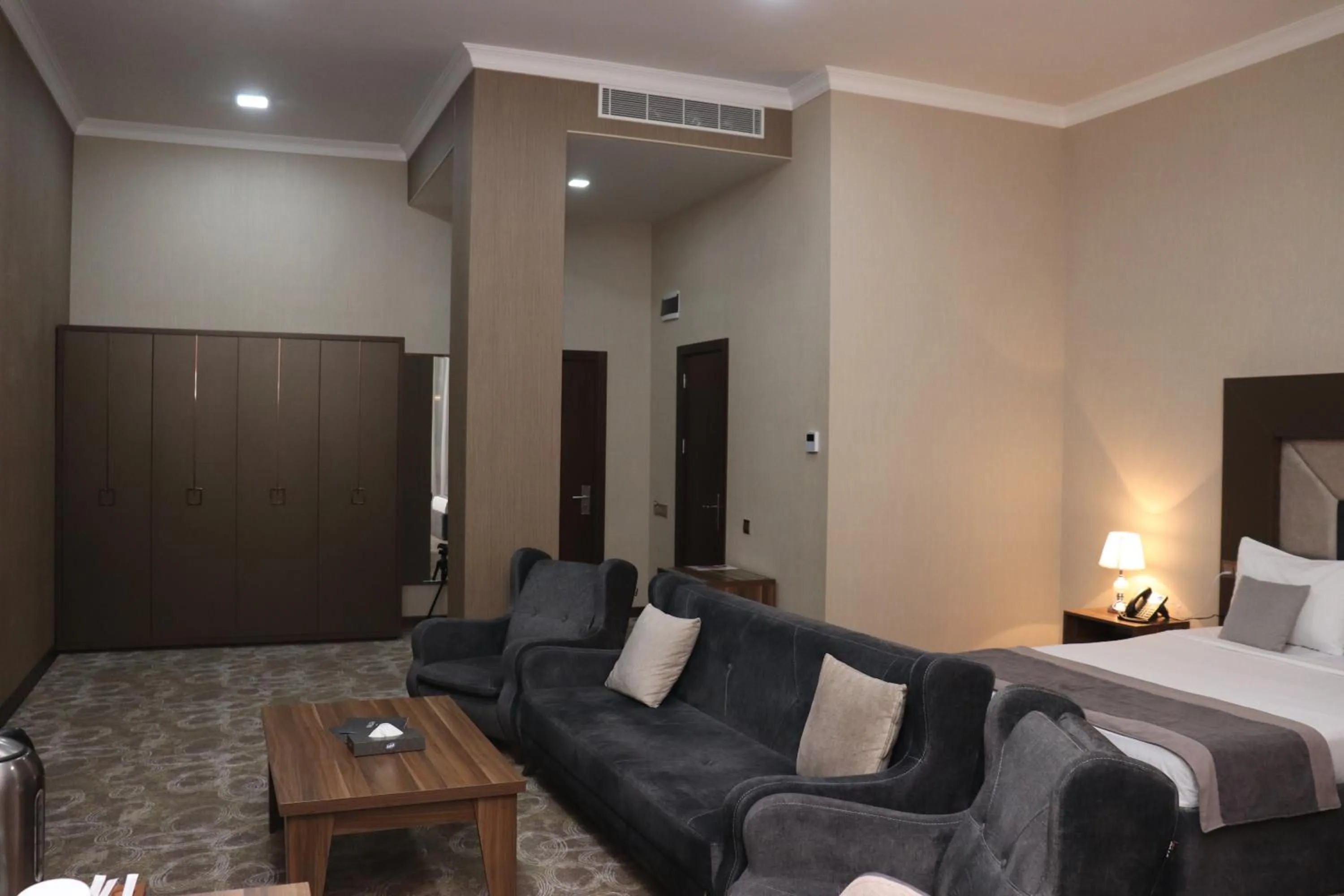 Bed in Volga Hotel Baku