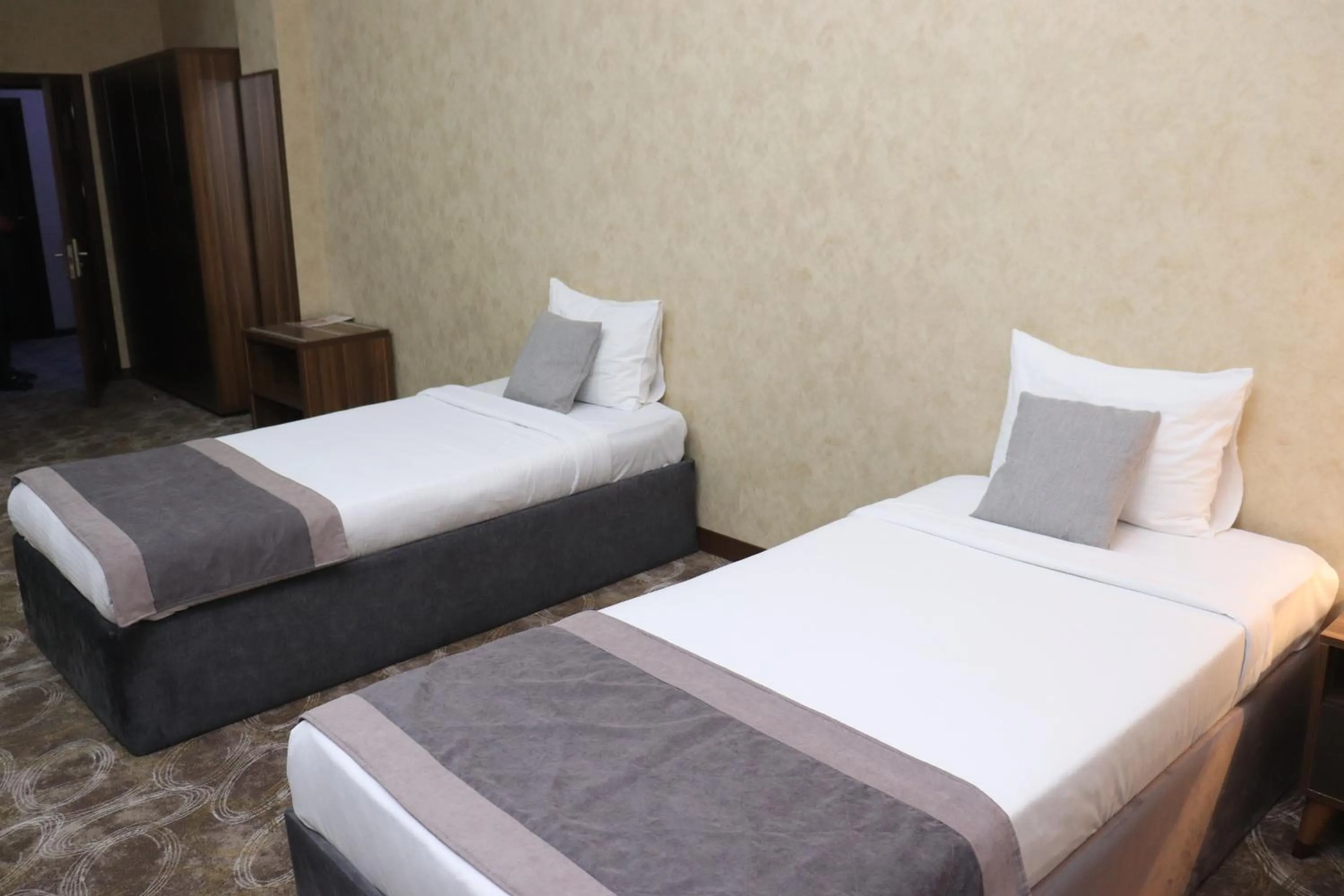 Bed in Volga Hotel Baku