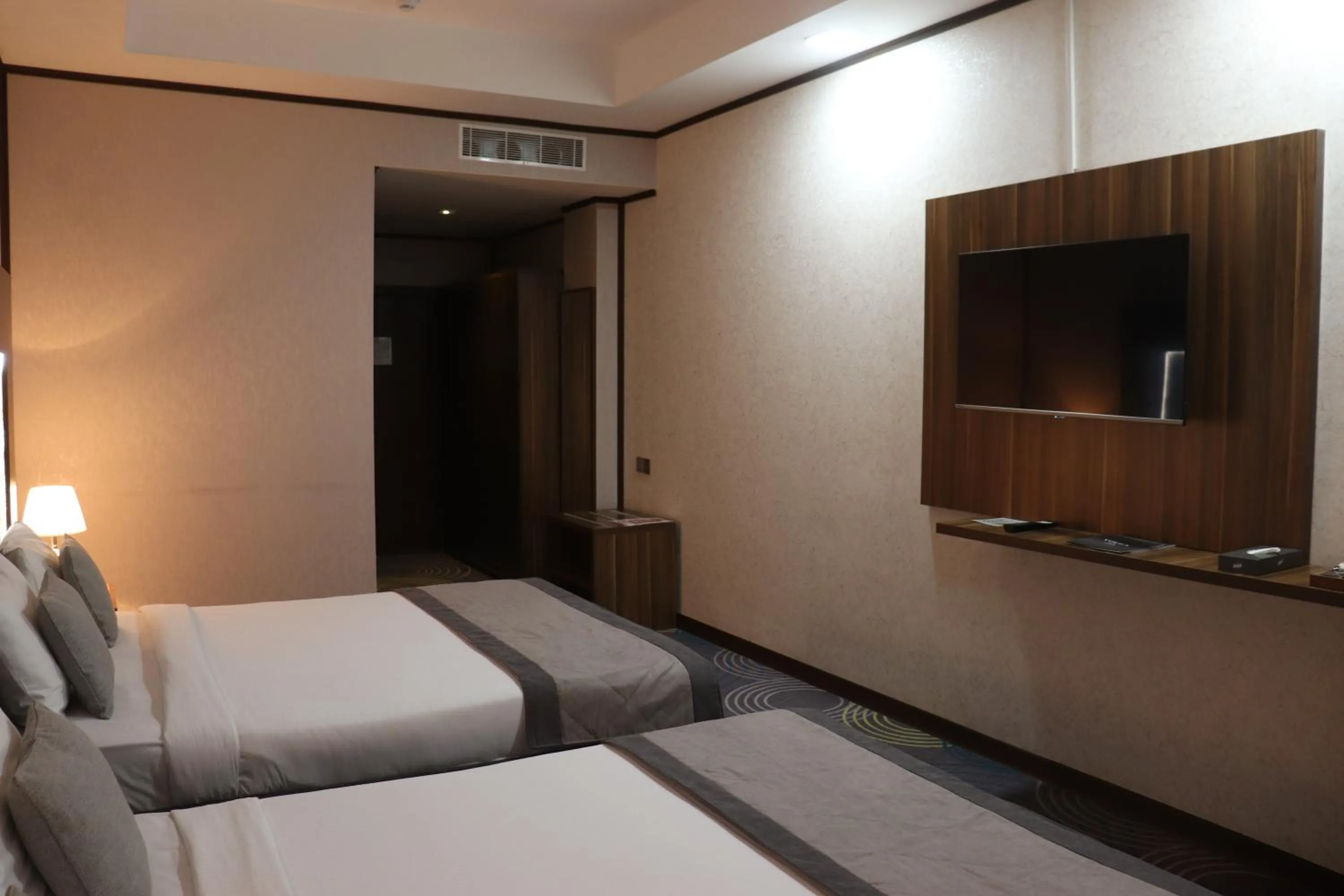 Bed in Volga Hotel Baku