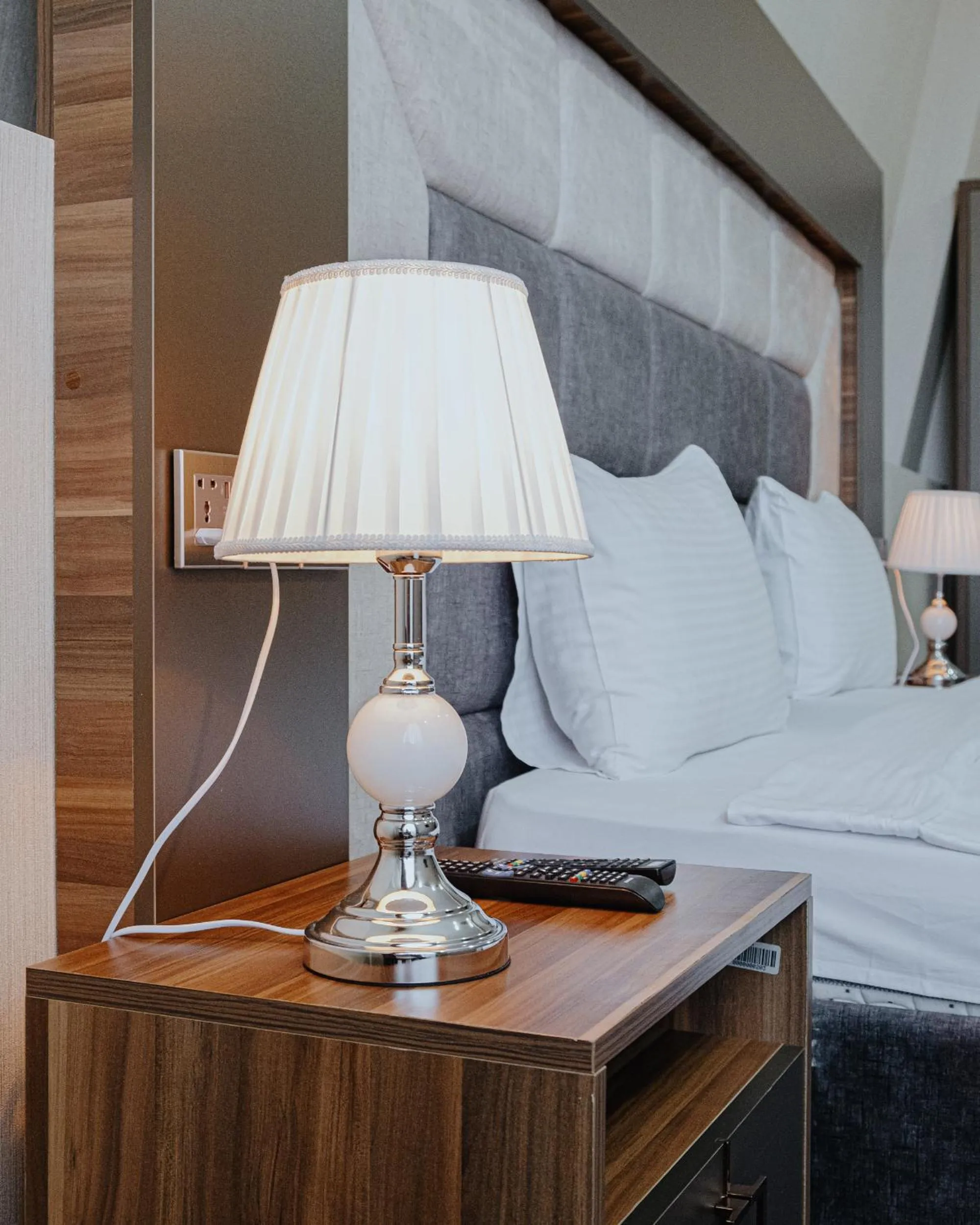 Bed in Volga Hotel Baku