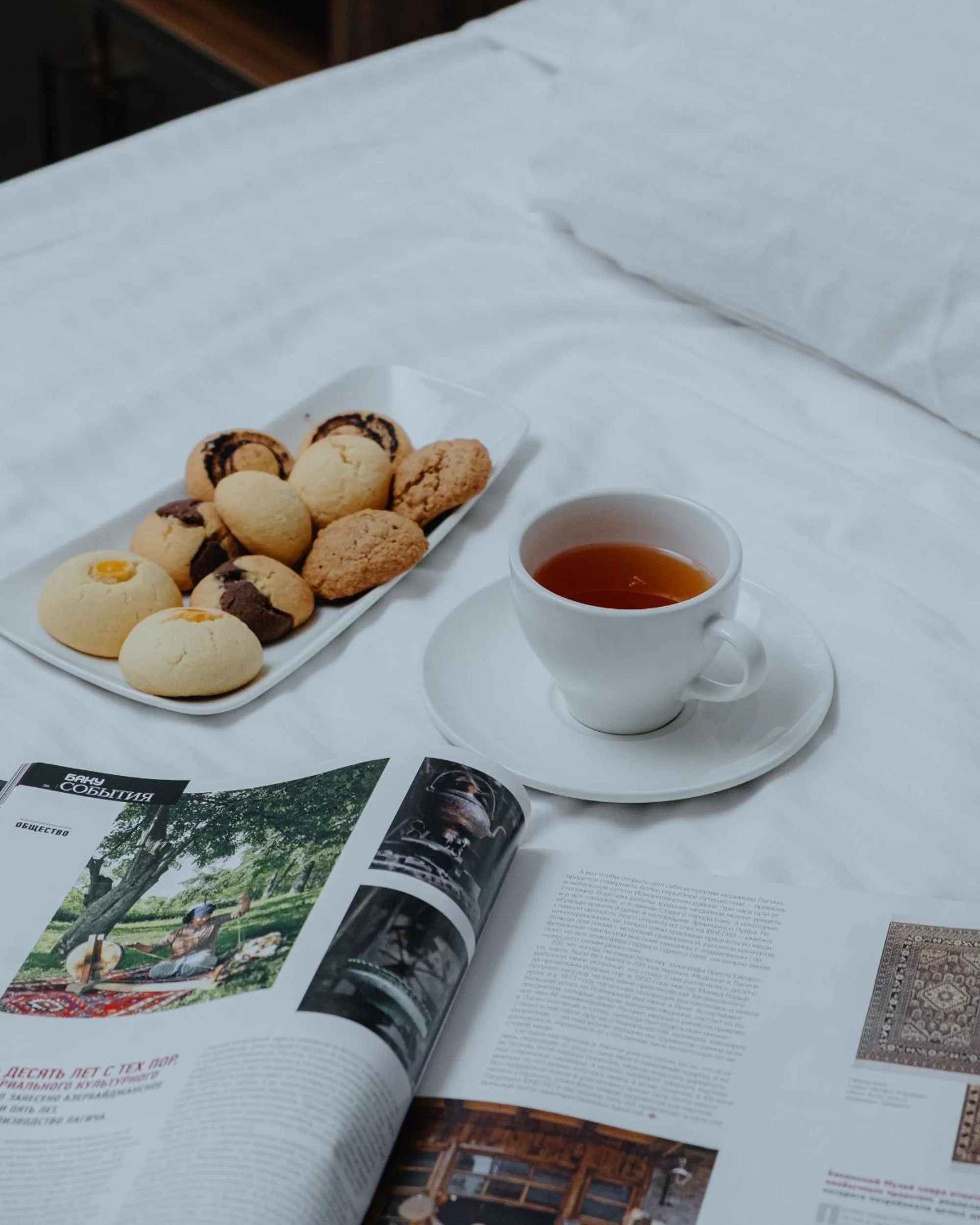 Food, Bed in Volga Hotel Baku