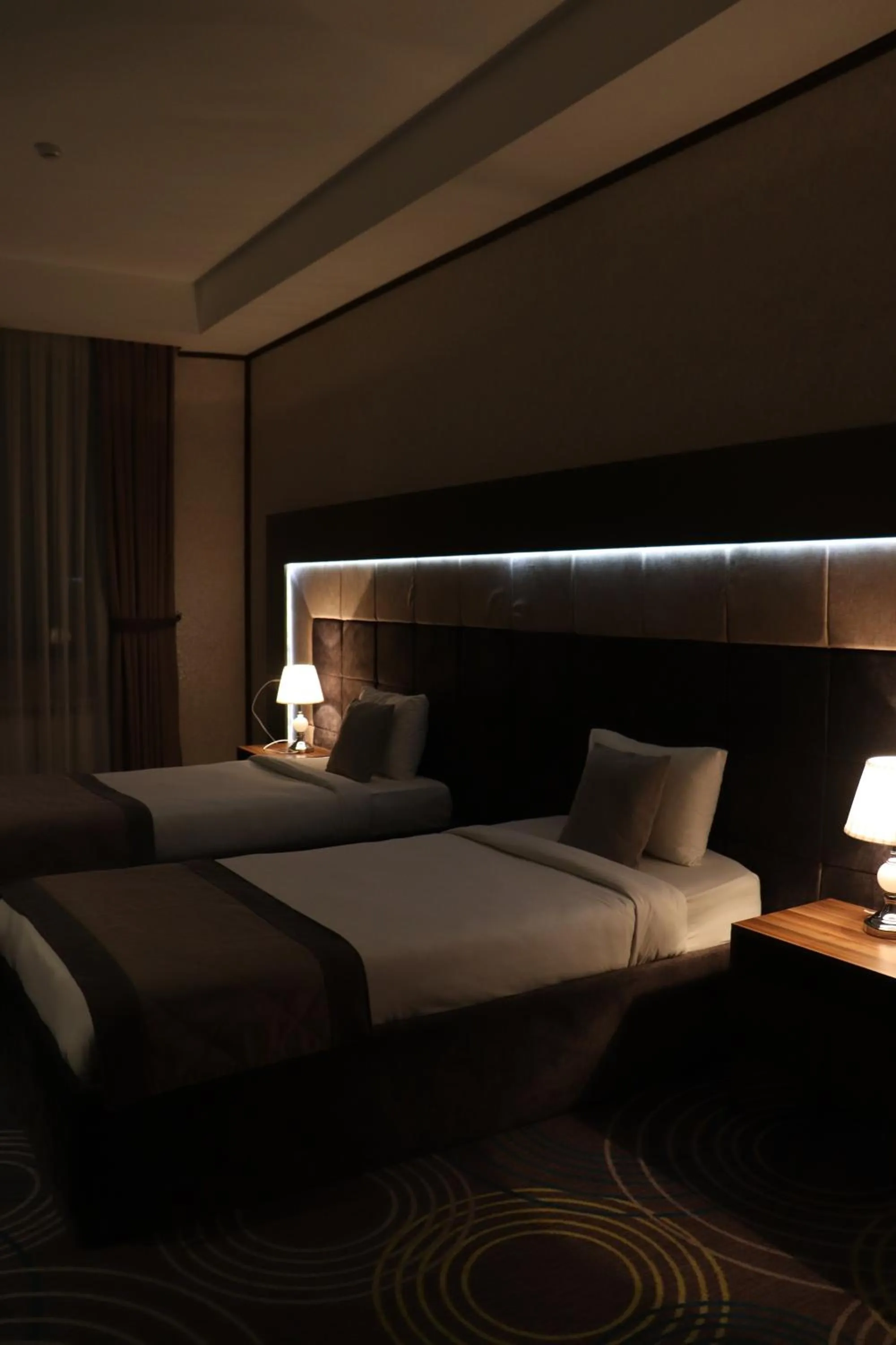 Bed in Volga Hotel Baku