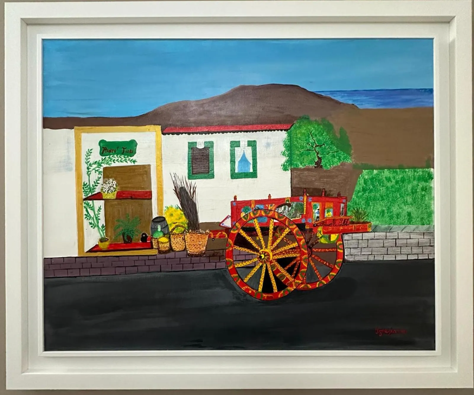 Decorative detail in Sikelia-sicilian rooms