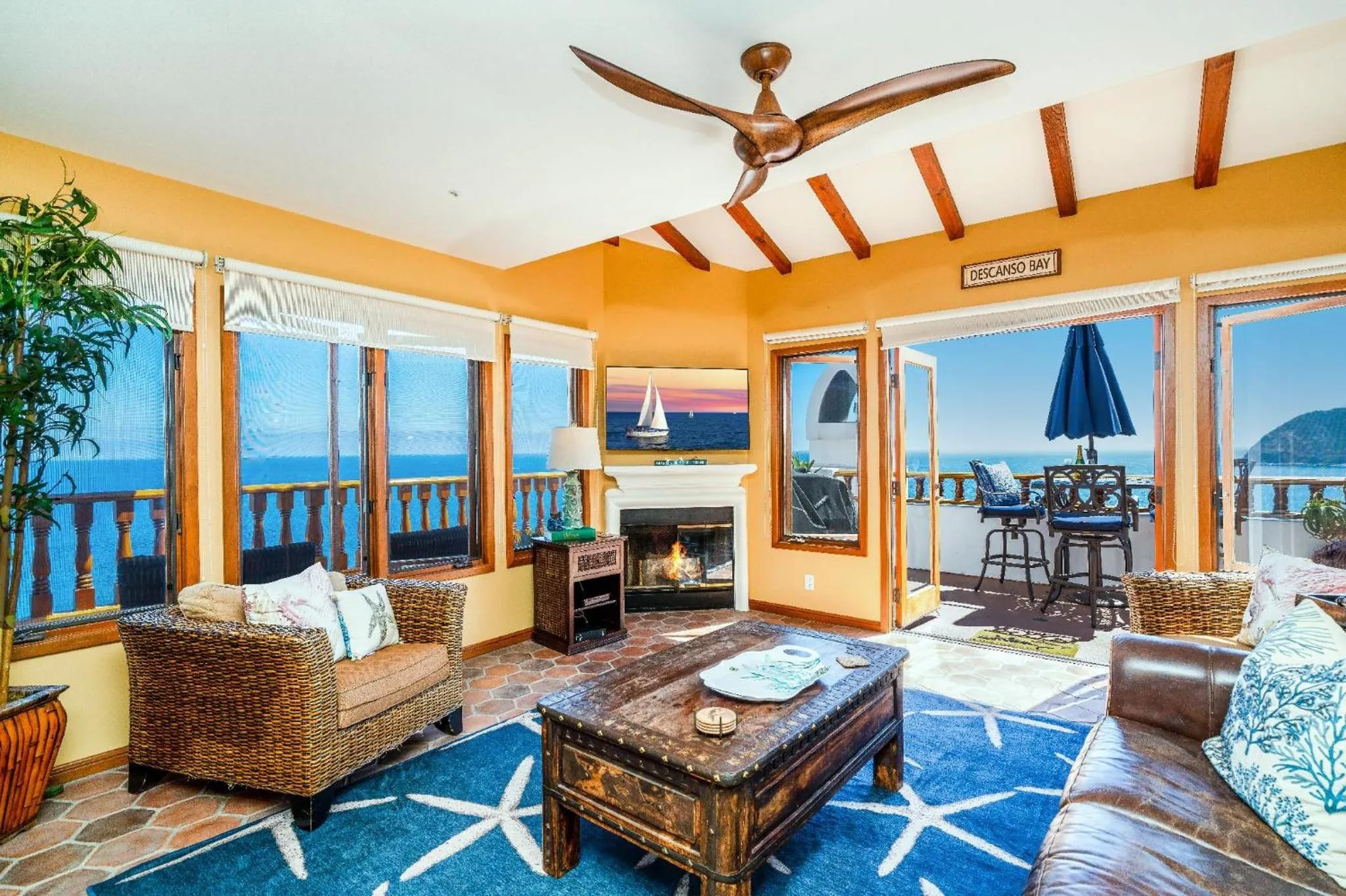 TV and multimedia in Oceanfront villa w One of a kind Amazing View