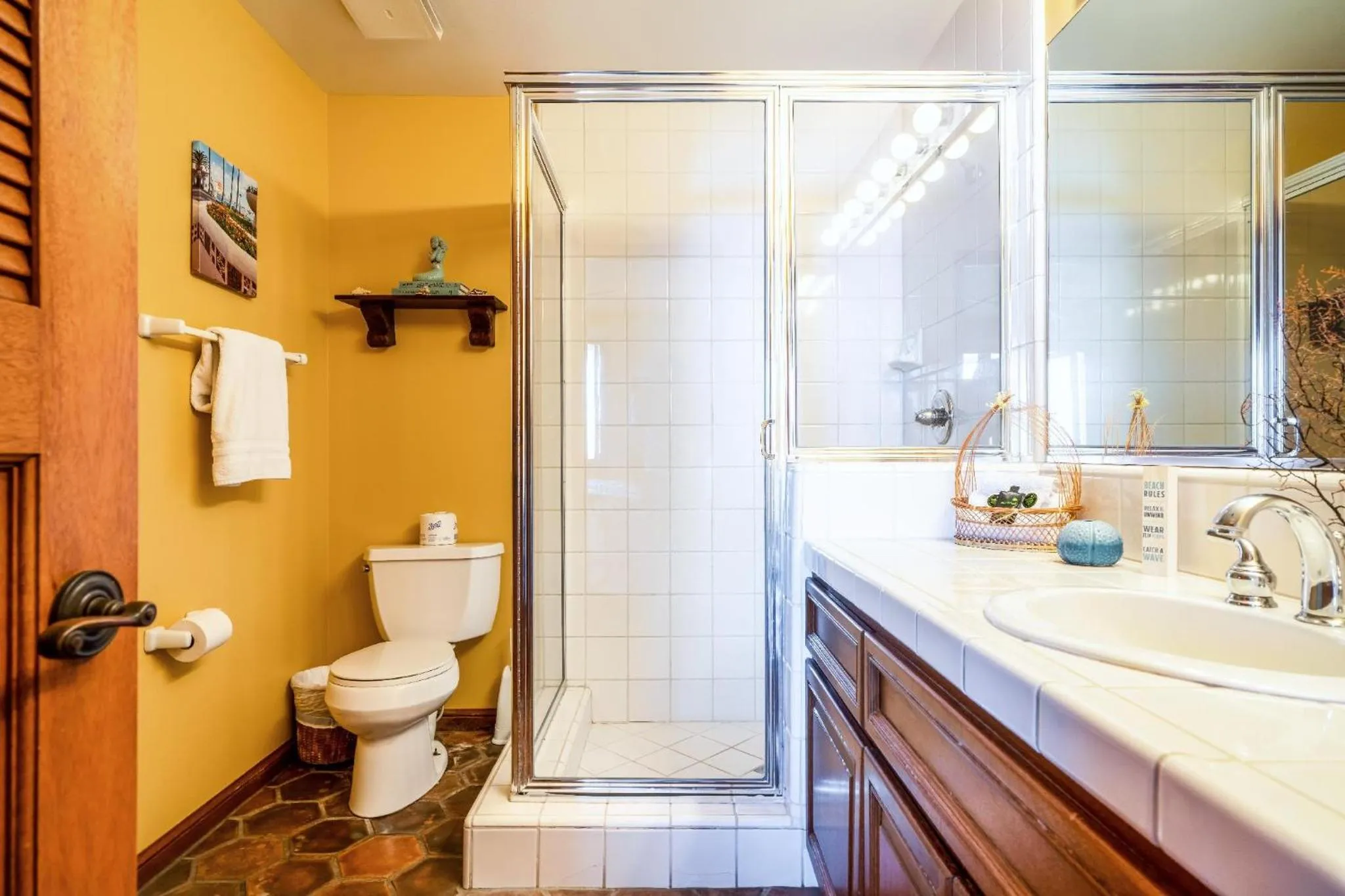 Bathroom in Oceanfront villa w One of a kind Amazing View