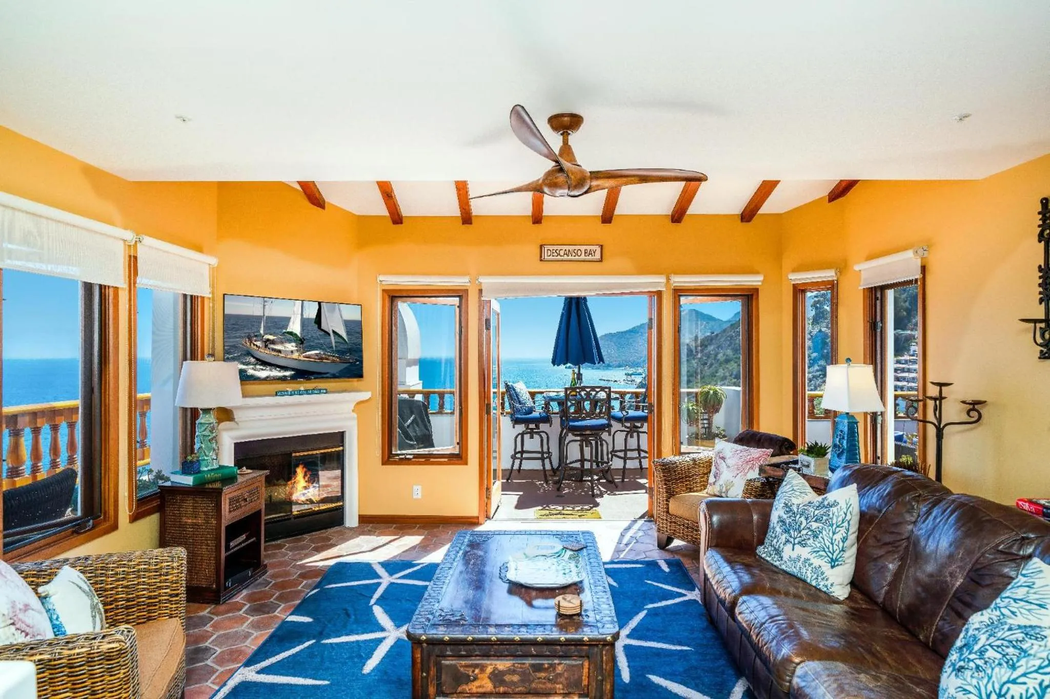 TV and multimedia in Oceanfront villa w One of a kind Amazing View