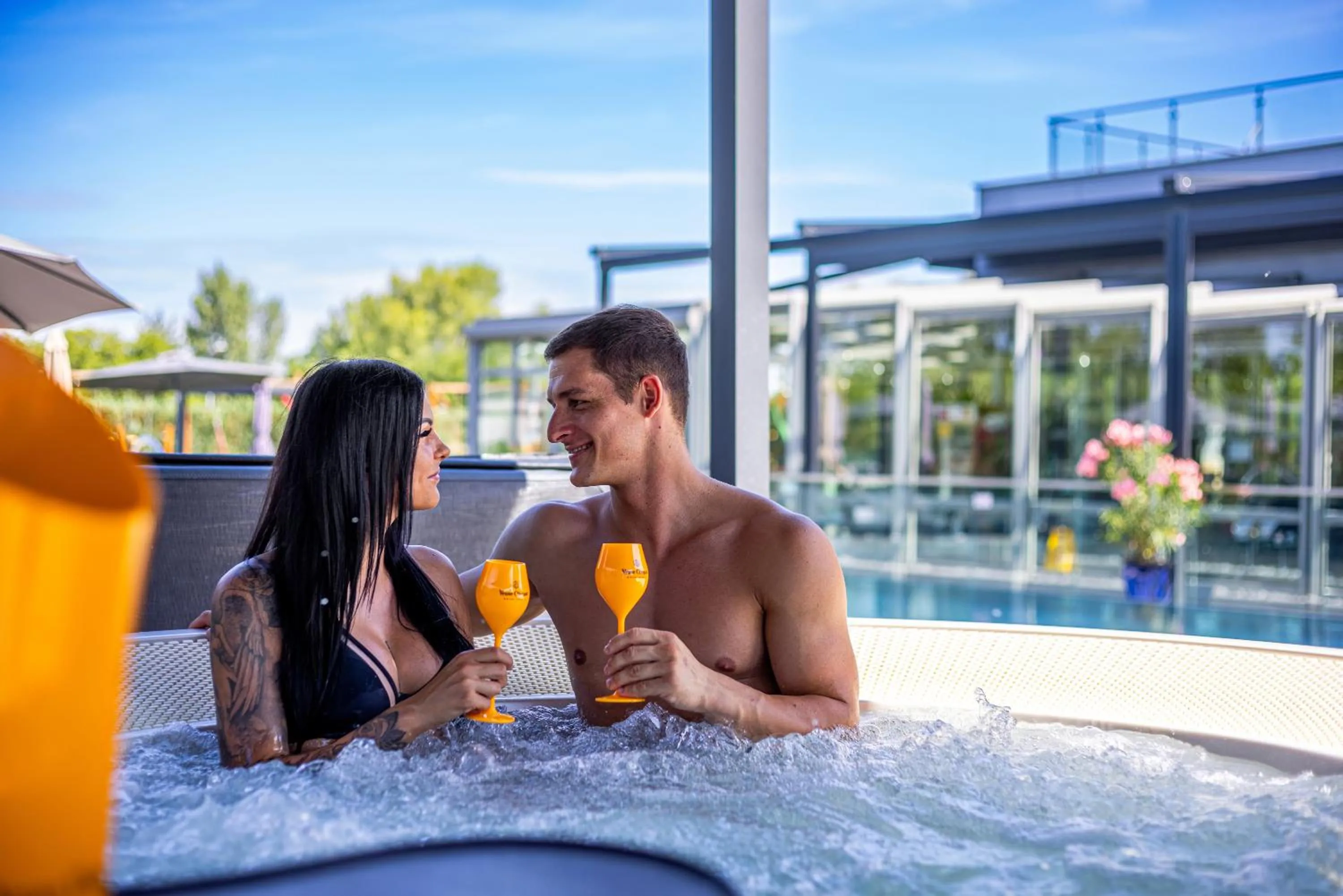 Swimming pool in Hotel Aura Design & Garden Pool