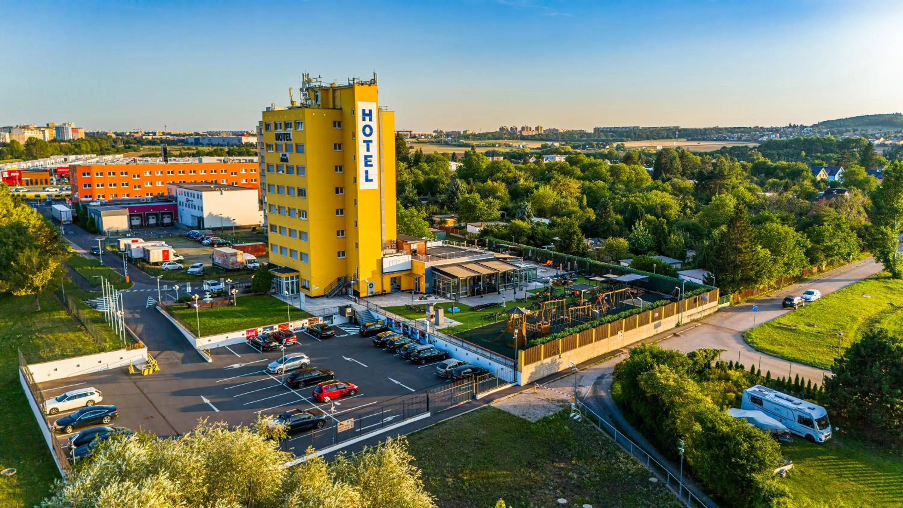 Bird's eye view in Hotel Aura Design & Garden Pool