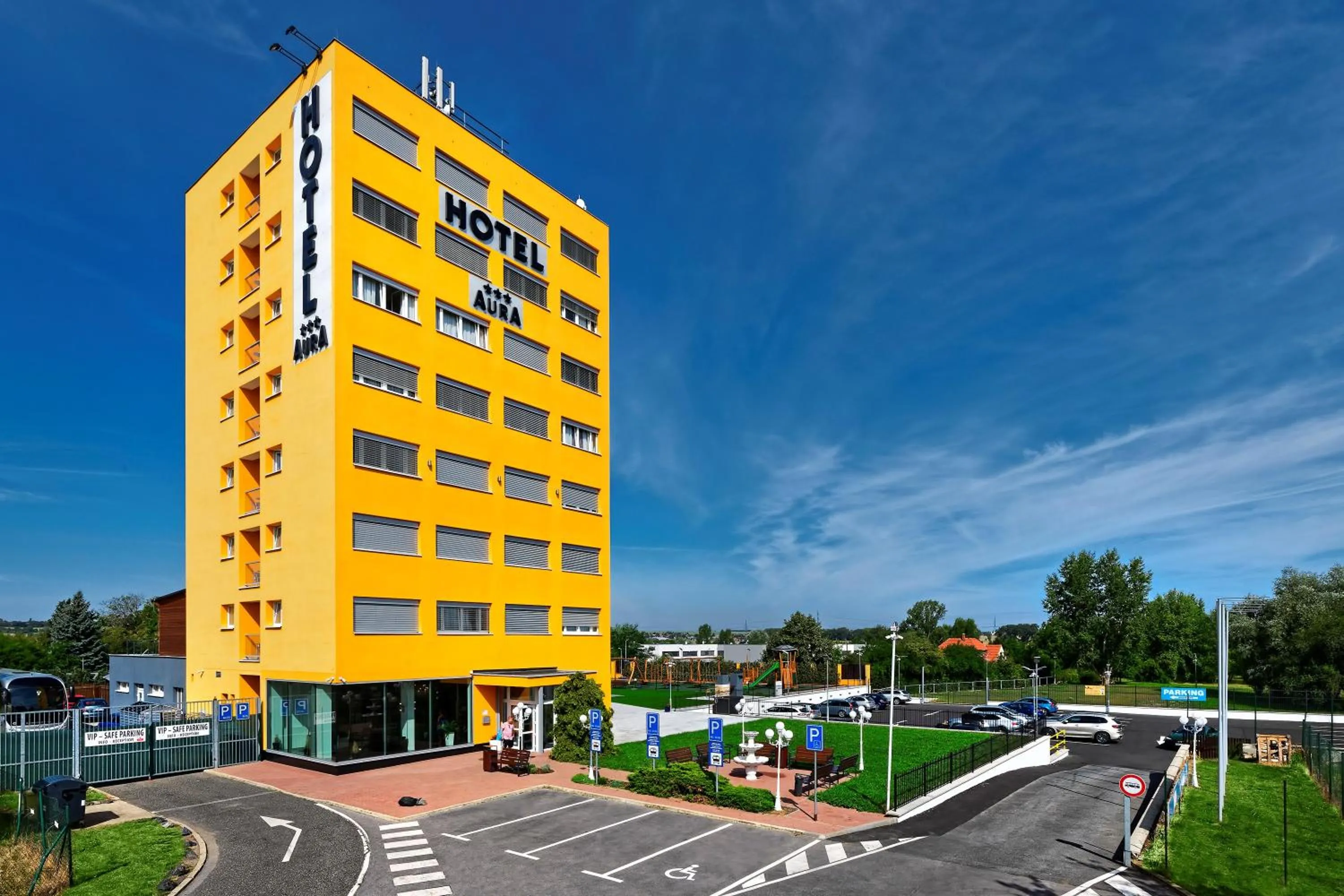 Property building in Hotel Aura Design & Garden Pool