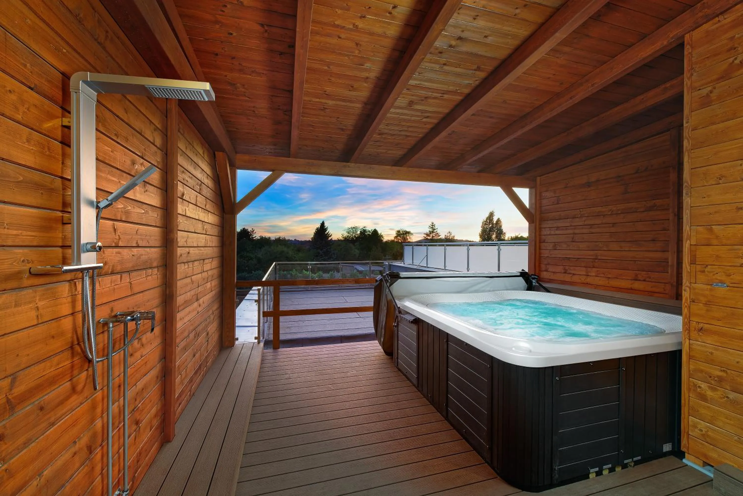 Balcony/Terrace in Hotel Aura Design & Garden Pool