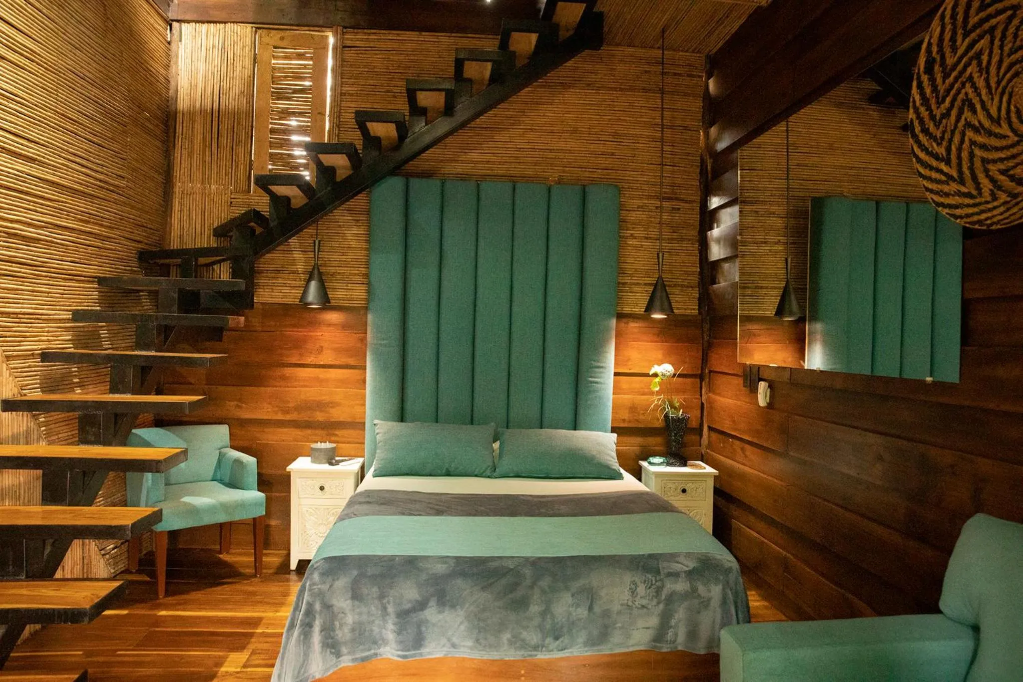 Bedroom in LA QUEBRADA ECO LODGE Hotel Boutique